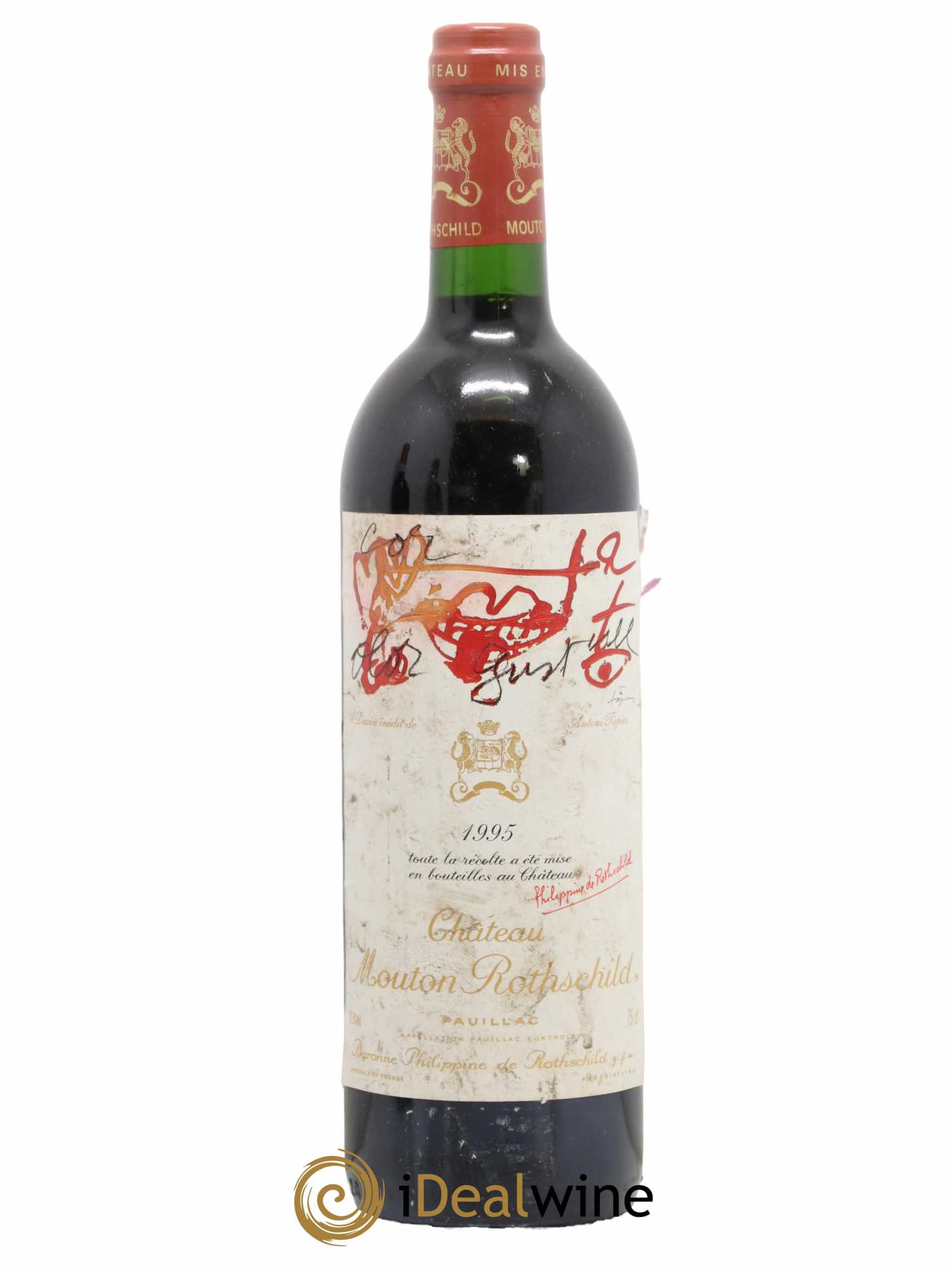 Château Mouton Rothschild 1er Grand Cru Classé 1995 - Lot de 1 bouteille - 0