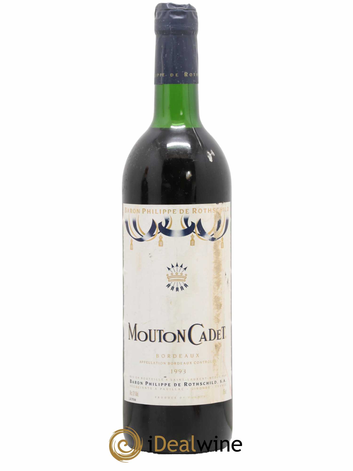 Château Mouton Cadet 1993 - Lot de 1 bouteille - 0