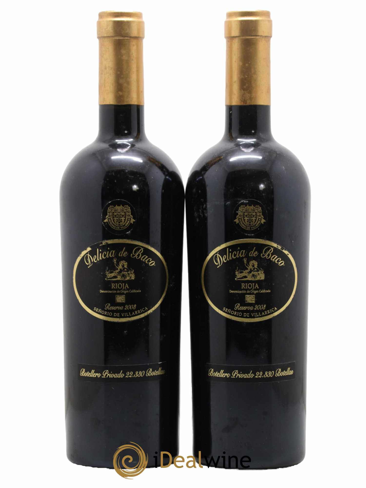Rioja DOCA Delicia De Baco Doca Reserva 2003 - Lot of 2 bottles - 0