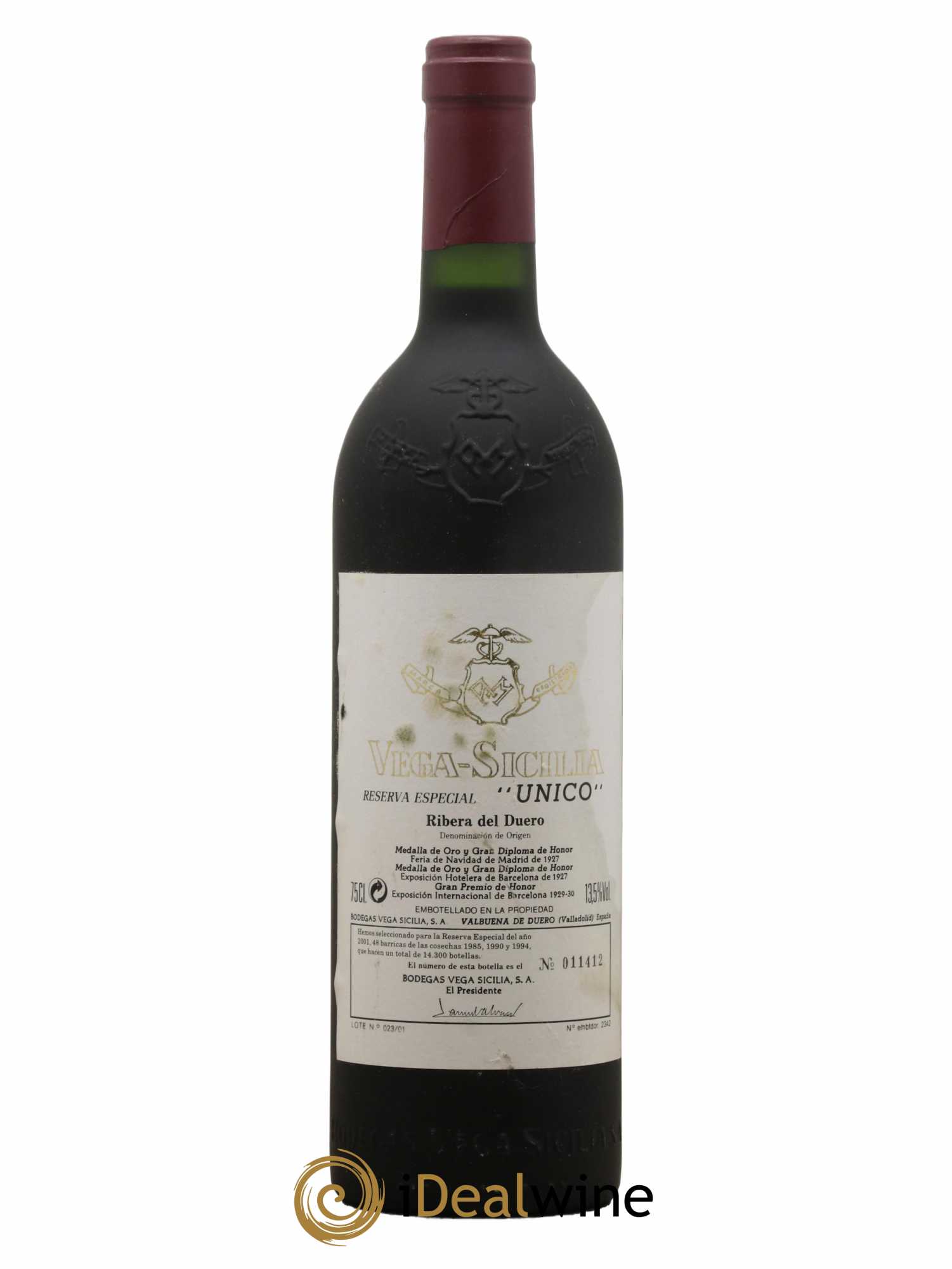 Ribera Del Duero Vega Sicilia Unico Reserva Especial Famille Alvarez - Posten von 1 Flasche - 0