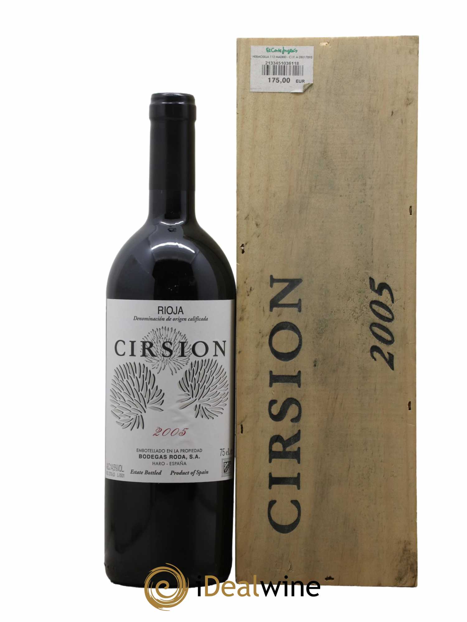 Rioja DOCA Cirsion Doca 2005 - Posten von 1 Flasche - 0