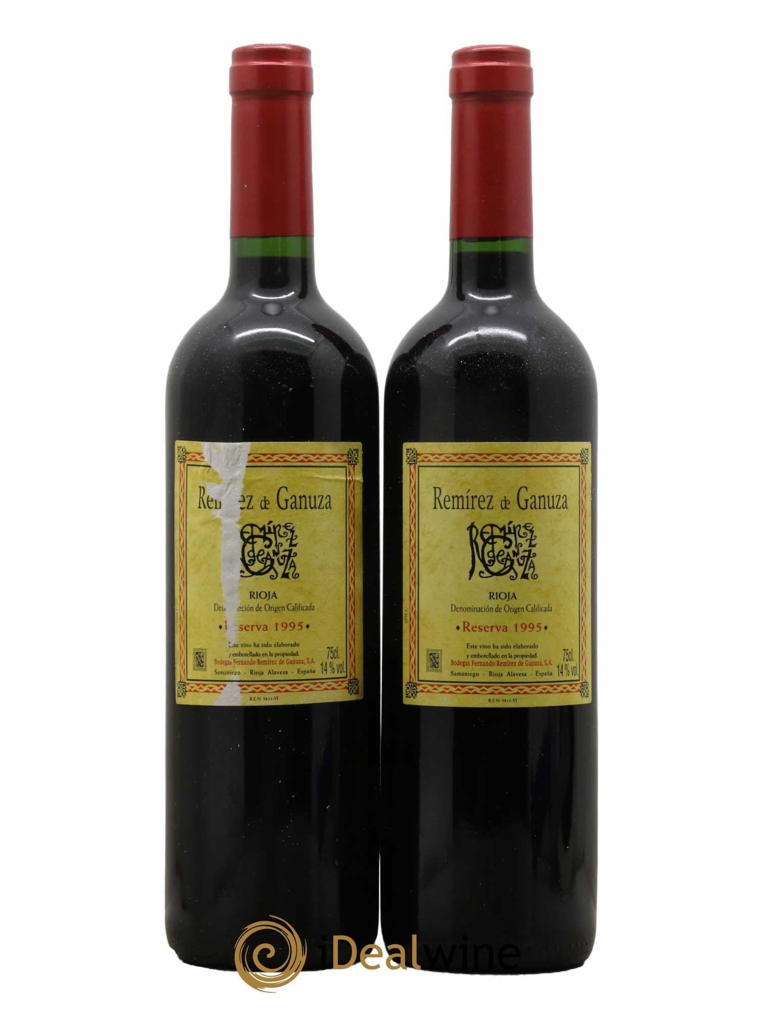 Rioja DOCA Remirez De Ganuza Doca 1995 - Lot de 2 bouteilles - 0