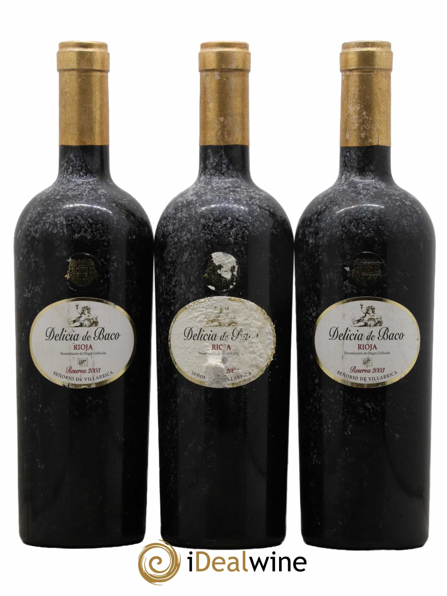 Ribera Del Duero DO Riserva Delicia De Basco 2003 - Lot de 3 bouteilles - 0
