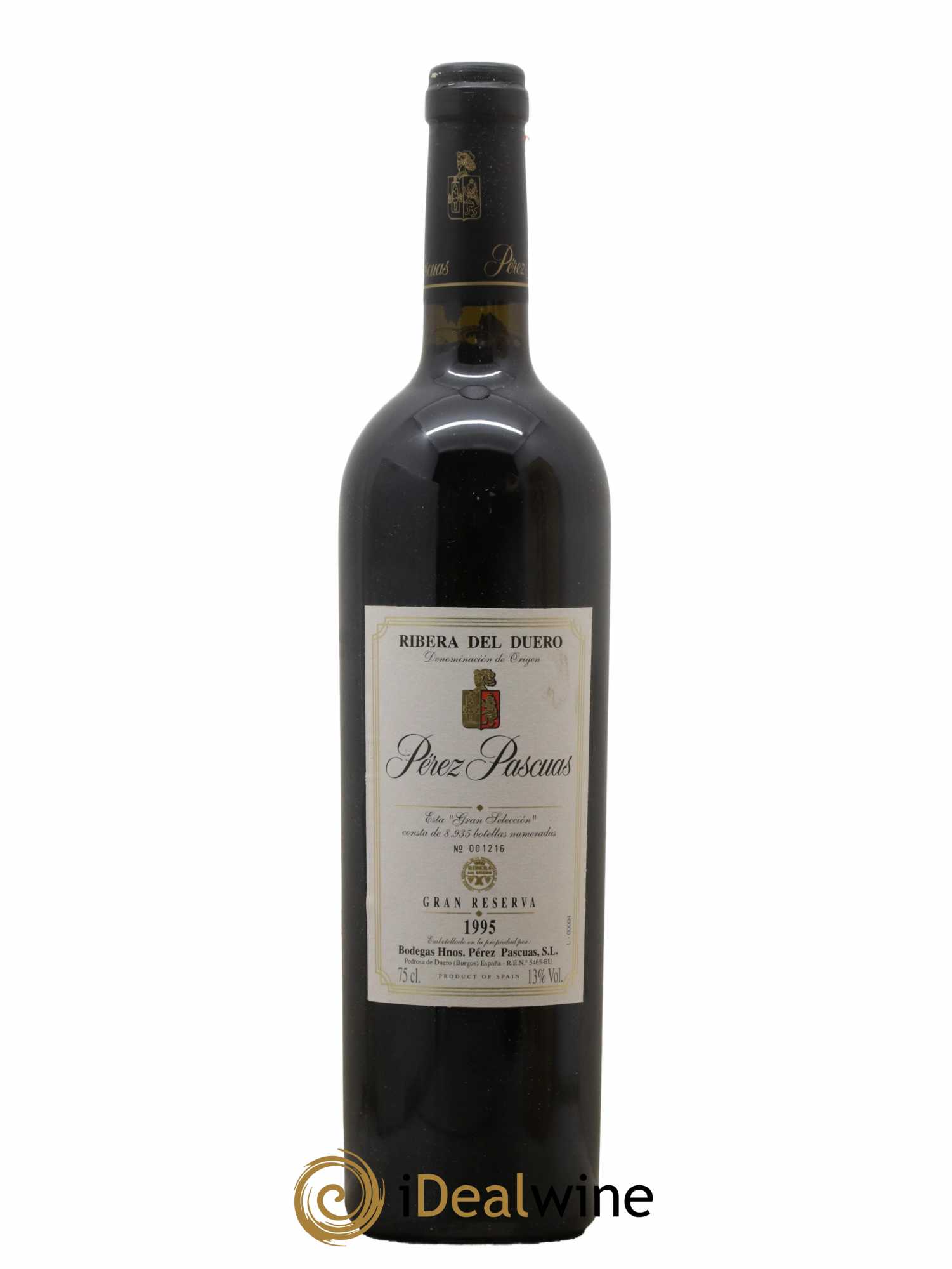 Ribera Del Duero DO Gran Reserva Perez Pascuas 1995 - Lot de 1 bouteille - 1