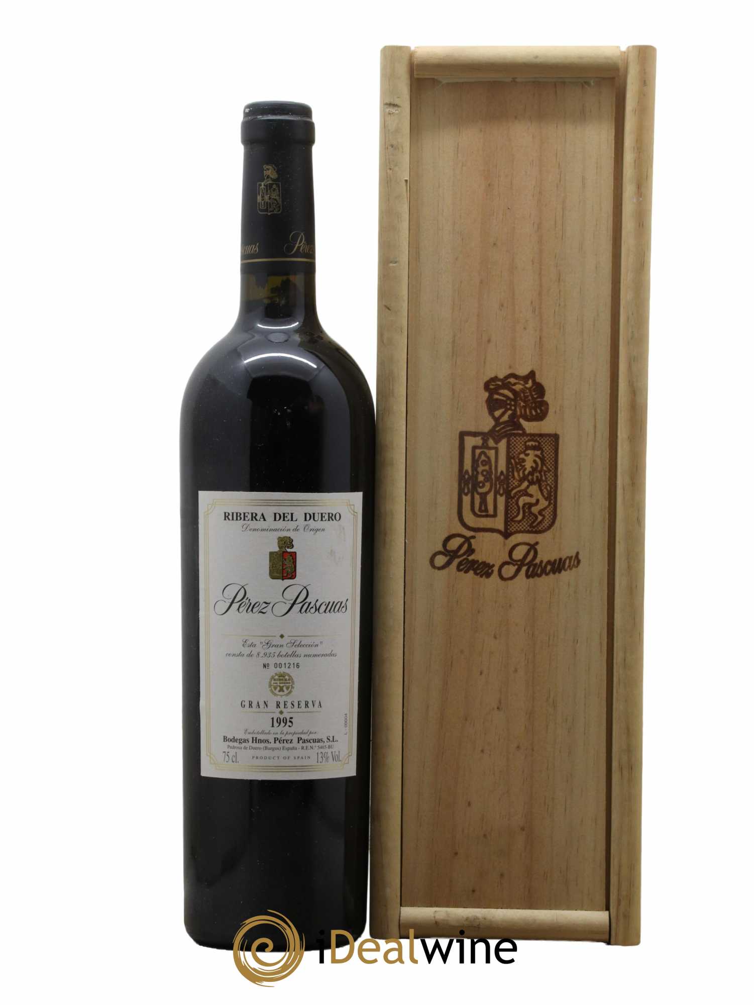 Ribera Del Duero DO Gran Reserva Perez Pascuas 1995 - Lot de 1 bouteille - 0
