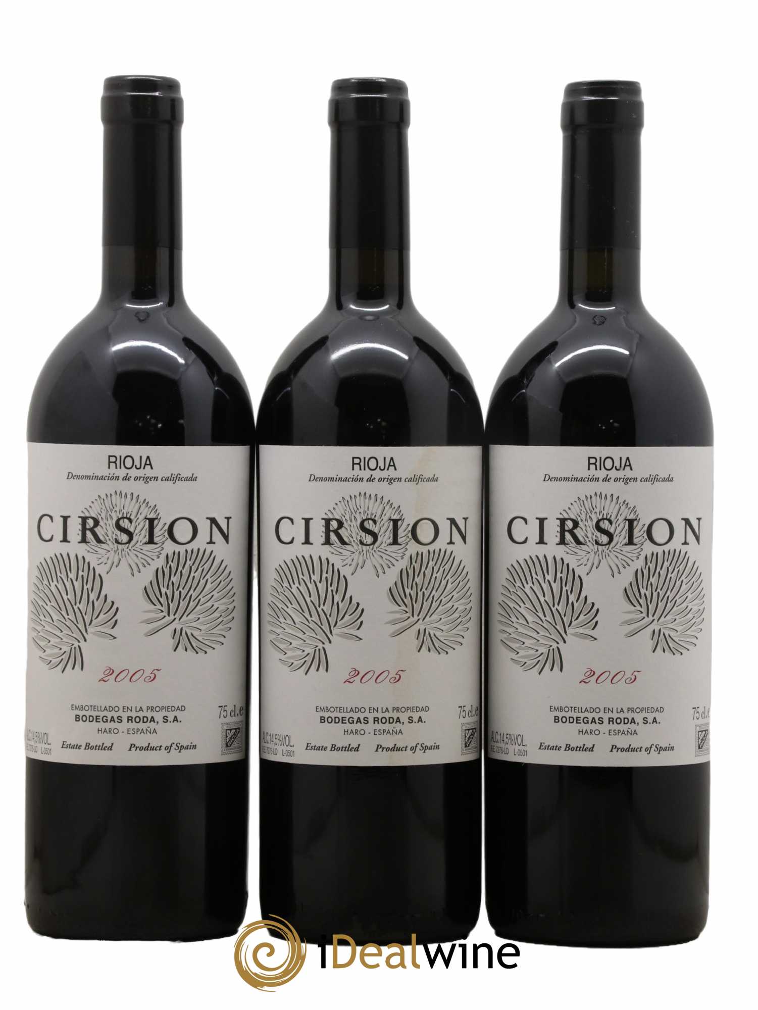 Rioja DOCA Cirsion Doca 2005 - Lot de 3 bouteilles - 1
