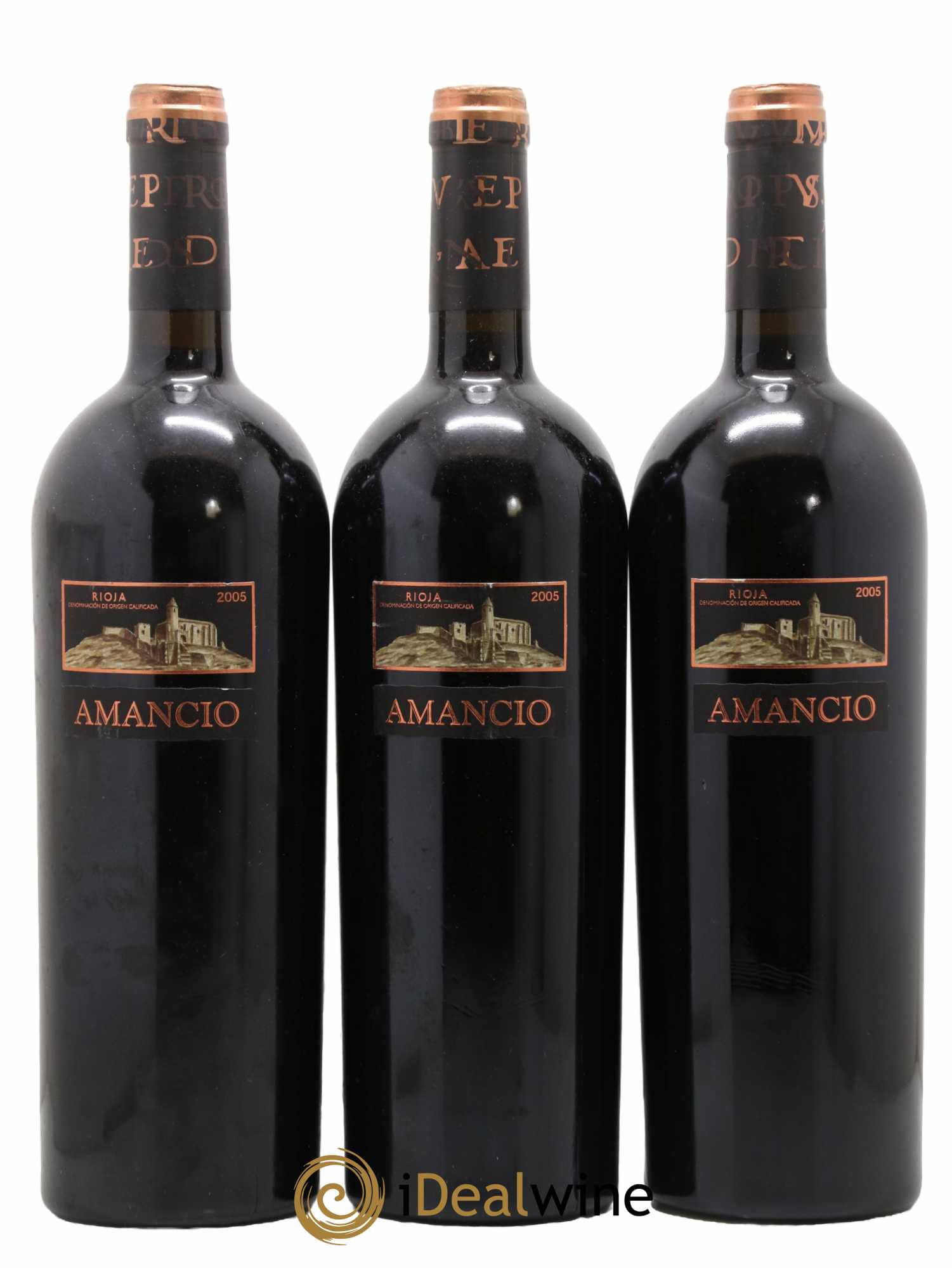 Rioja DOCA Amancio Sierra Cantabria 2005 - Lot de 3 bouteilles - 0