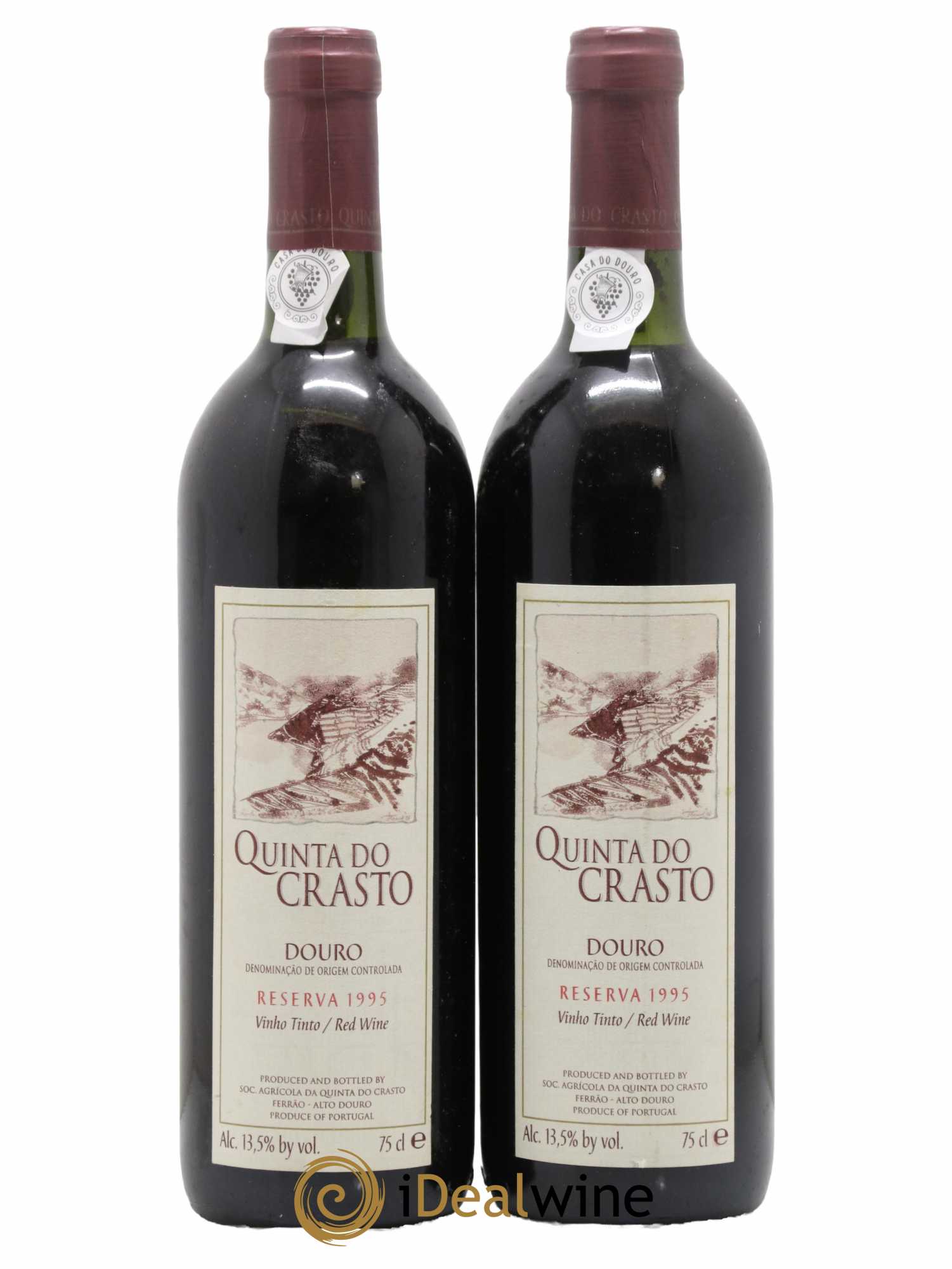 Douro Reserva Vintage Quinta Do Crastro 1995 - Lot de 2 bouteilles - 0