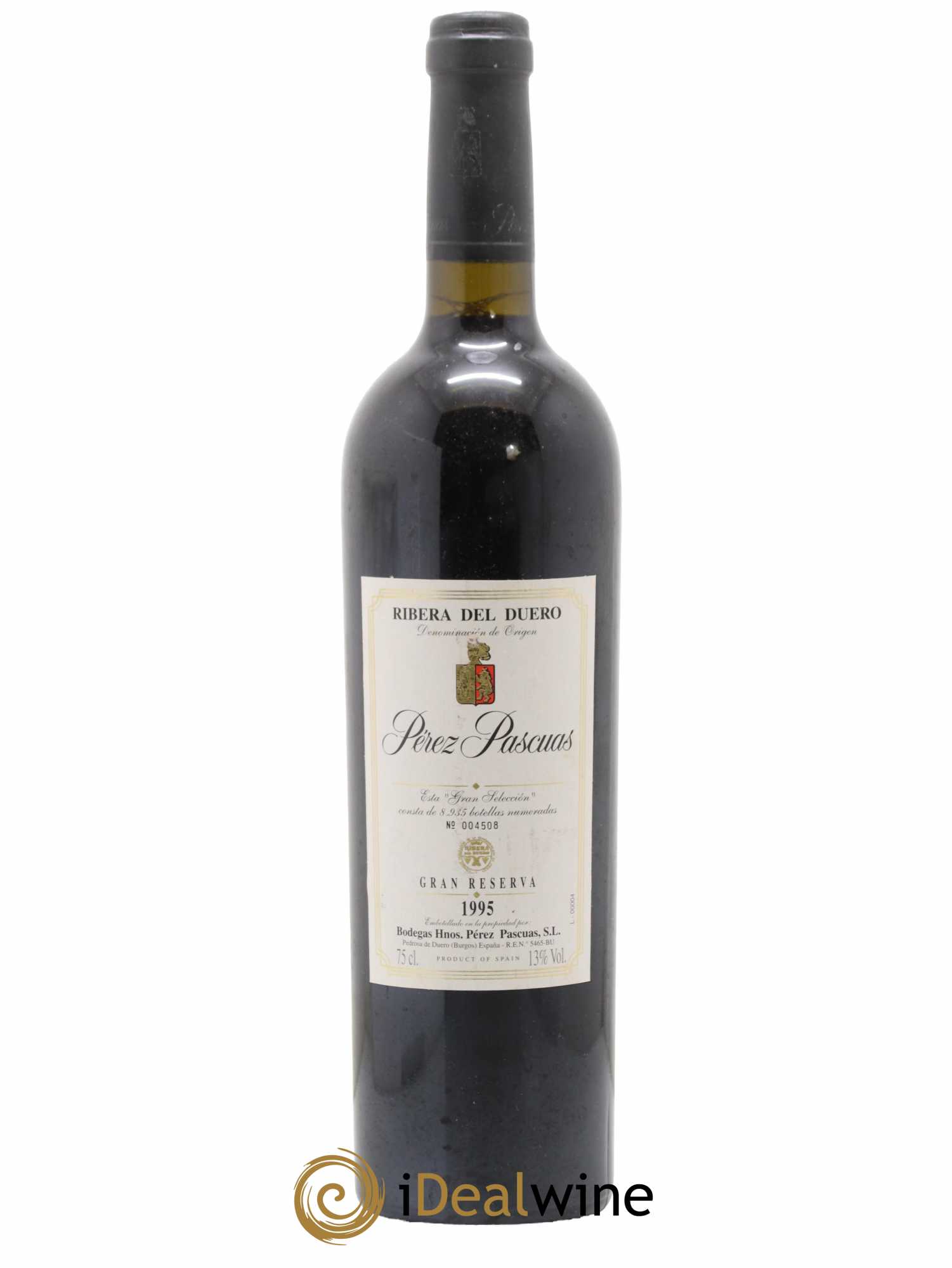 Ribera Del Duero DO Gran Reserva Perez Pascuas 1995 - Lot de 1 bouteille - 0