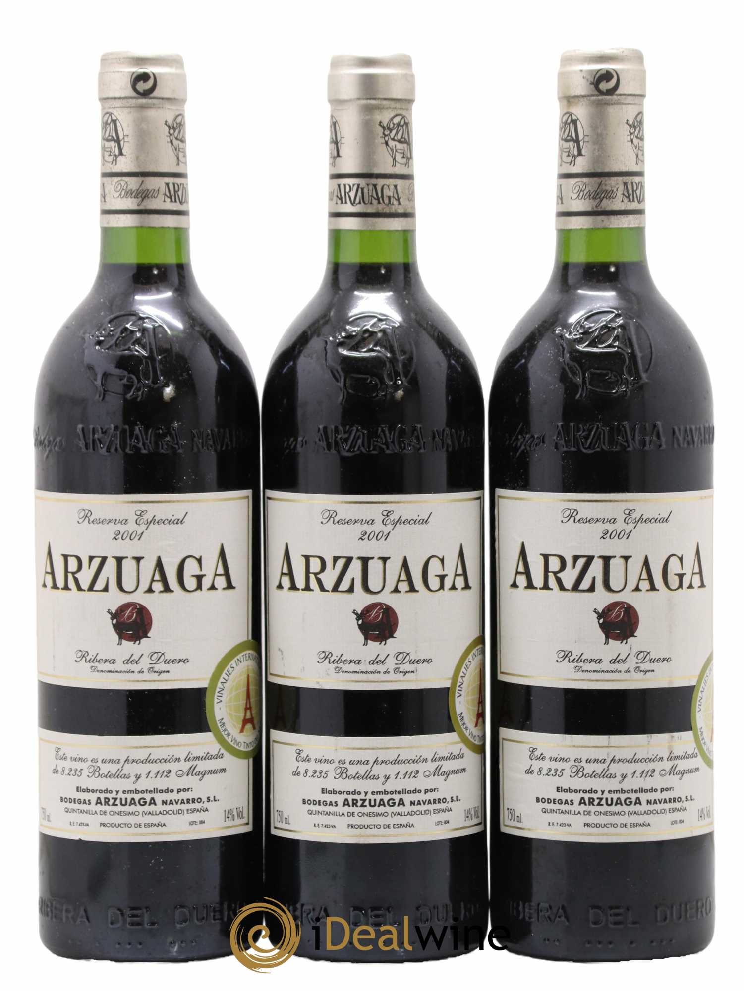 Ribera Del Duero DO Reserva Especial Arzuaga Navarro 2001 - Lot de 3 bouteilles - 0