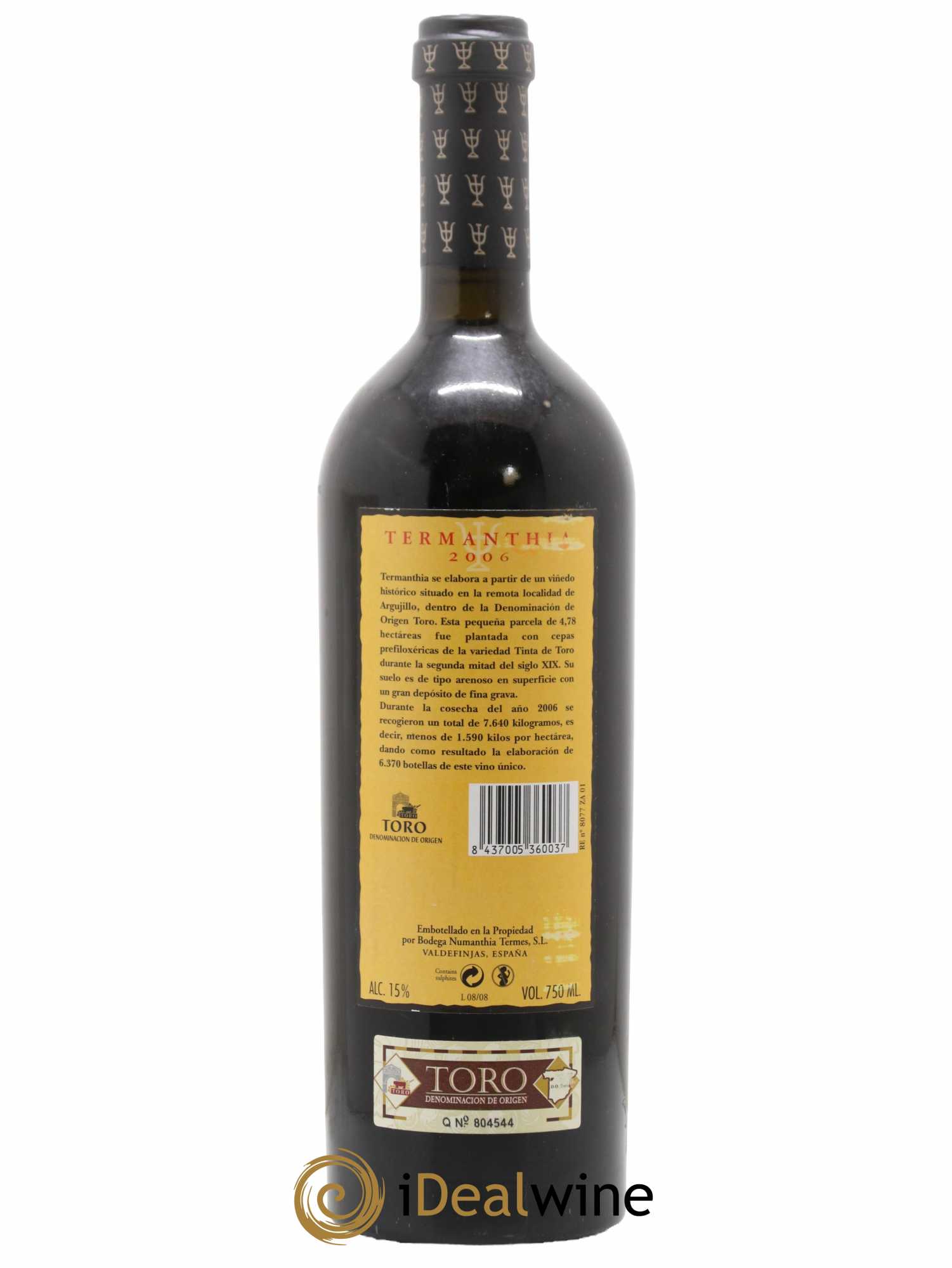 Toro DO Bodega Numanthia Termanthia 2006 - Lot of 1 bottle - 1