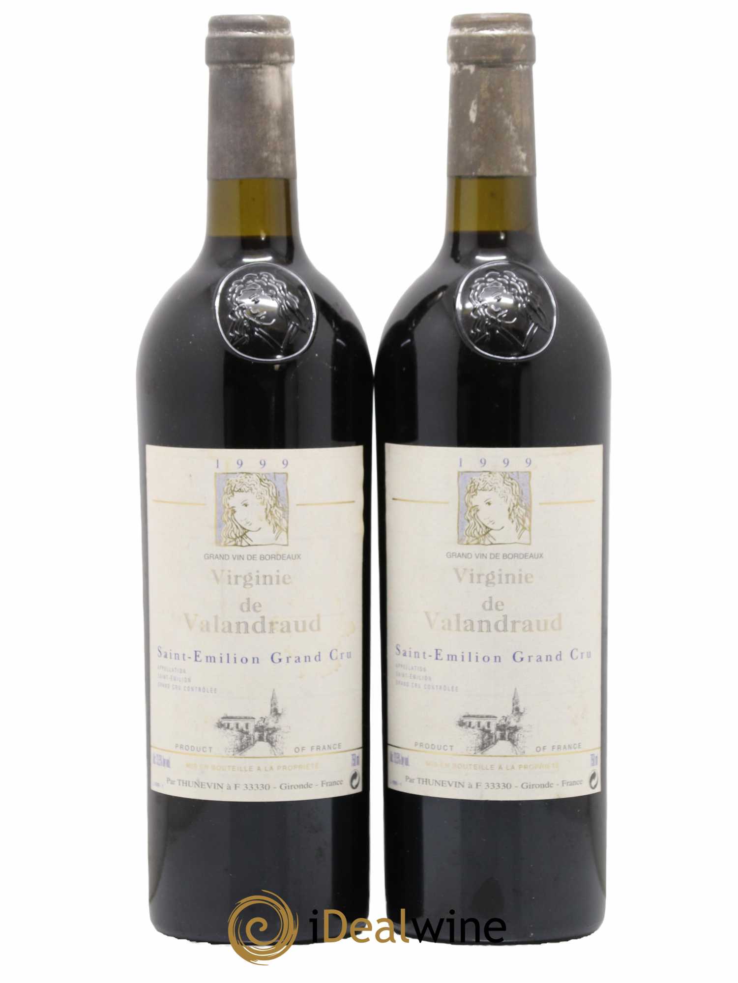 Virginie de Valandraud 1999 - Lot de 2 bouteilles - 0