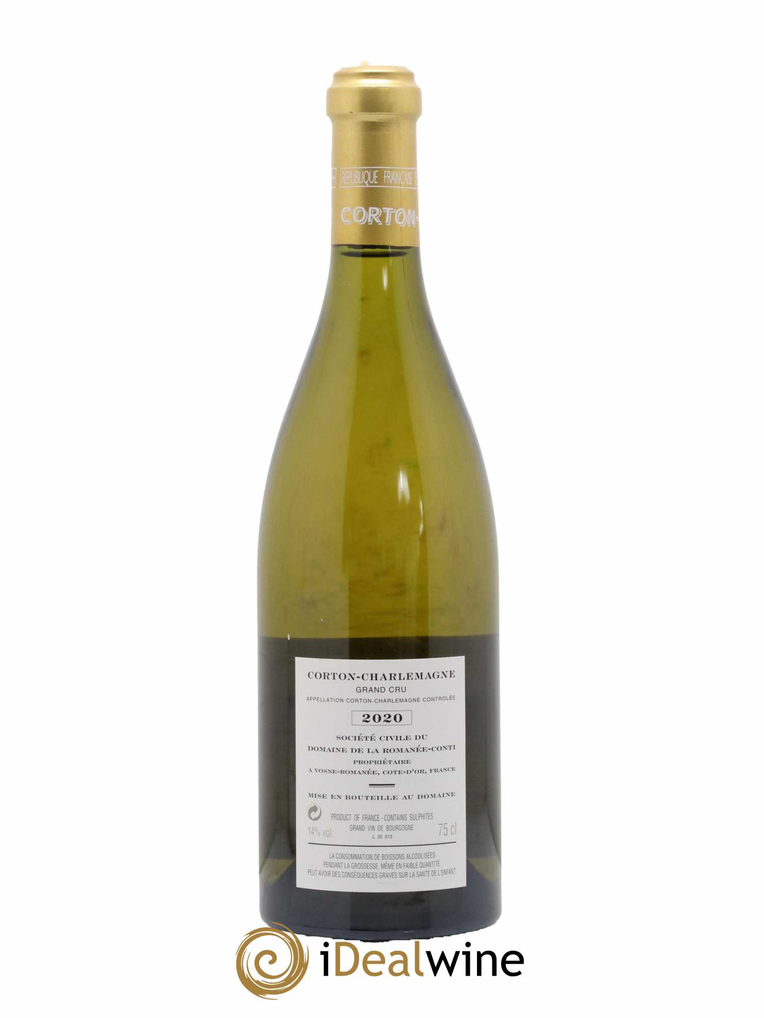 Corton-Charlemagne Grand Cru Domaine de la Romanée-Conti 2020 - Lot de 1 bouteille - 1