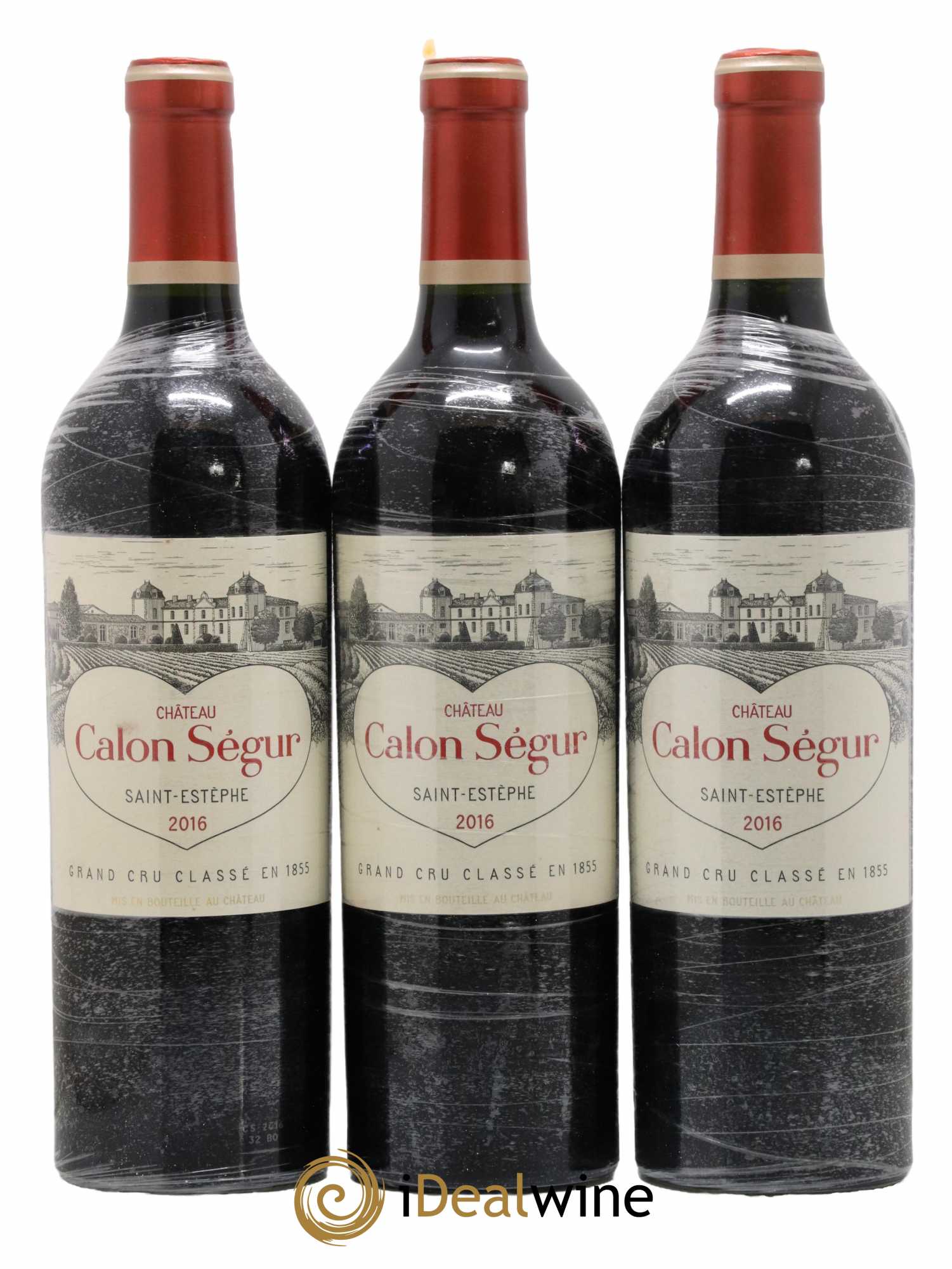 Château Calon Ségur 3ème Grand Cru Classé 2016 - Lot de 3 bouteilles - 0