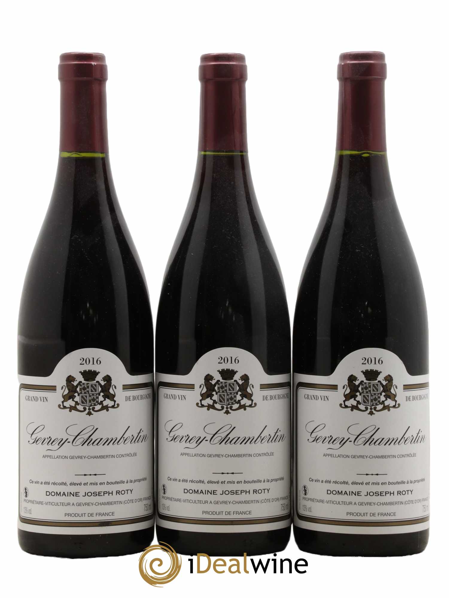 Gevrey-Chambertin Joseph Roty (Domaine) 2016 - Lot de 3 bouteilles - 0