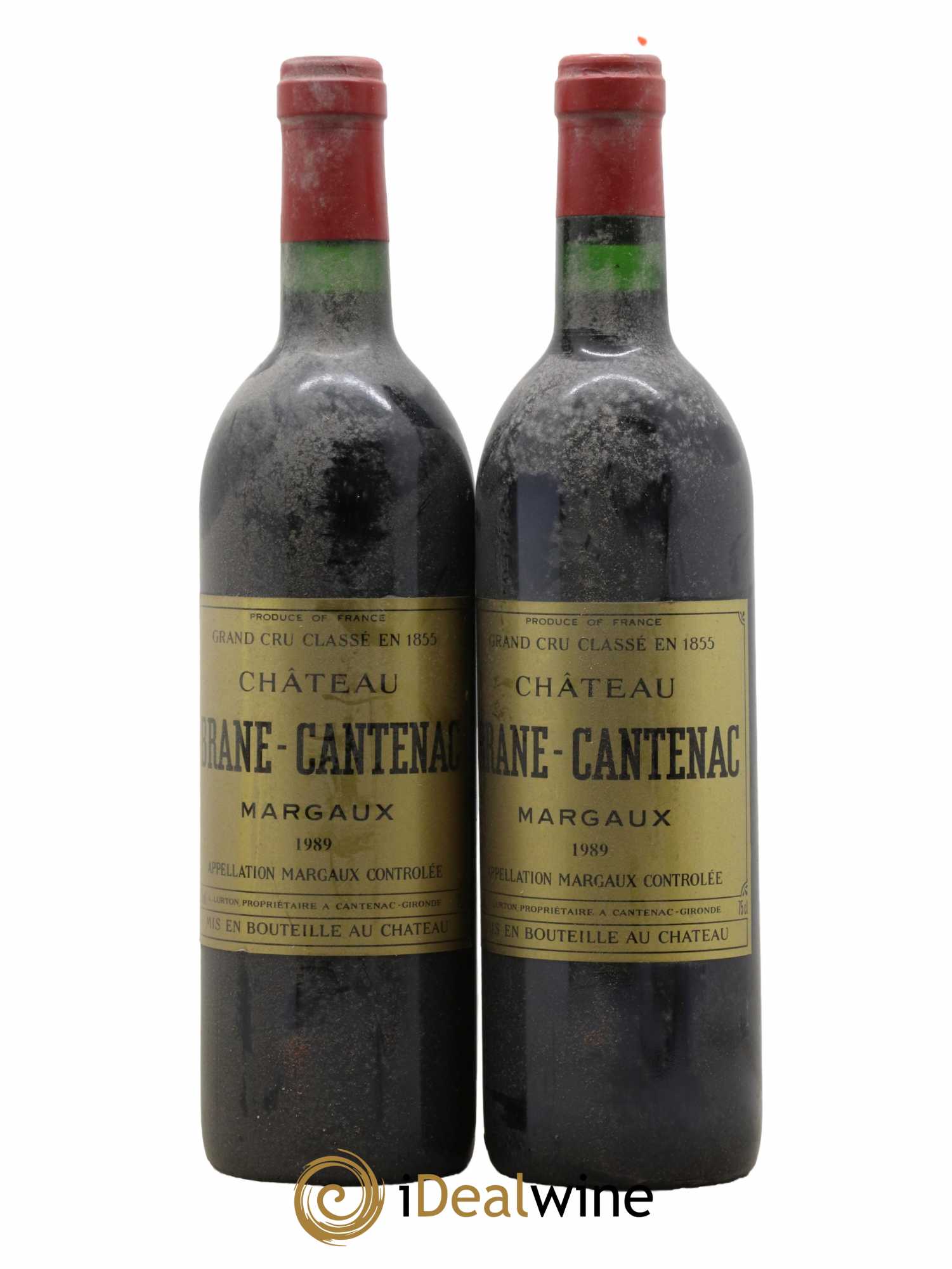 Château Brane Cantenac 2ème Grand Cru Classé 1989 - Lot de 2 bouteilles - 0