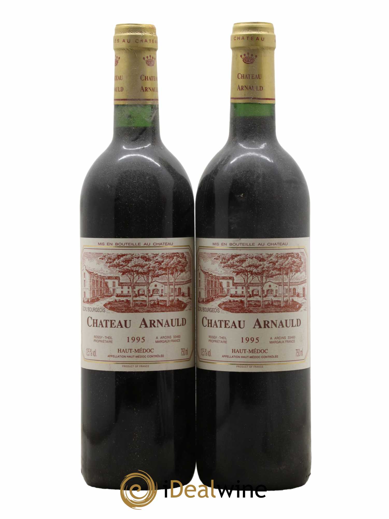 Château Arnauld Cru Bourgeois 1995 - Lot de 2 bouteilles - 0