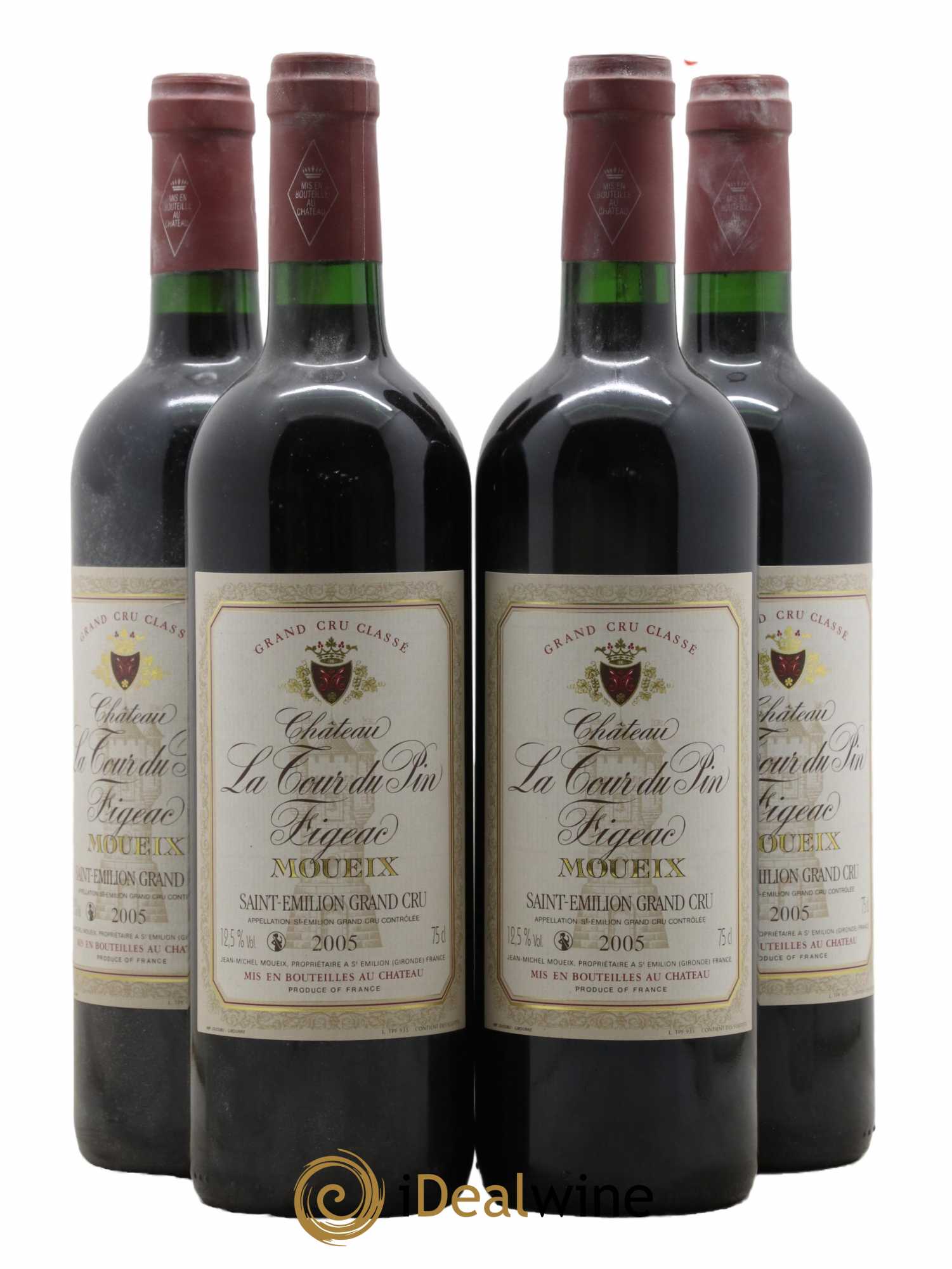Château la Tour du Pin Figeac 2005 - Lot de 4 bouteilles - 0