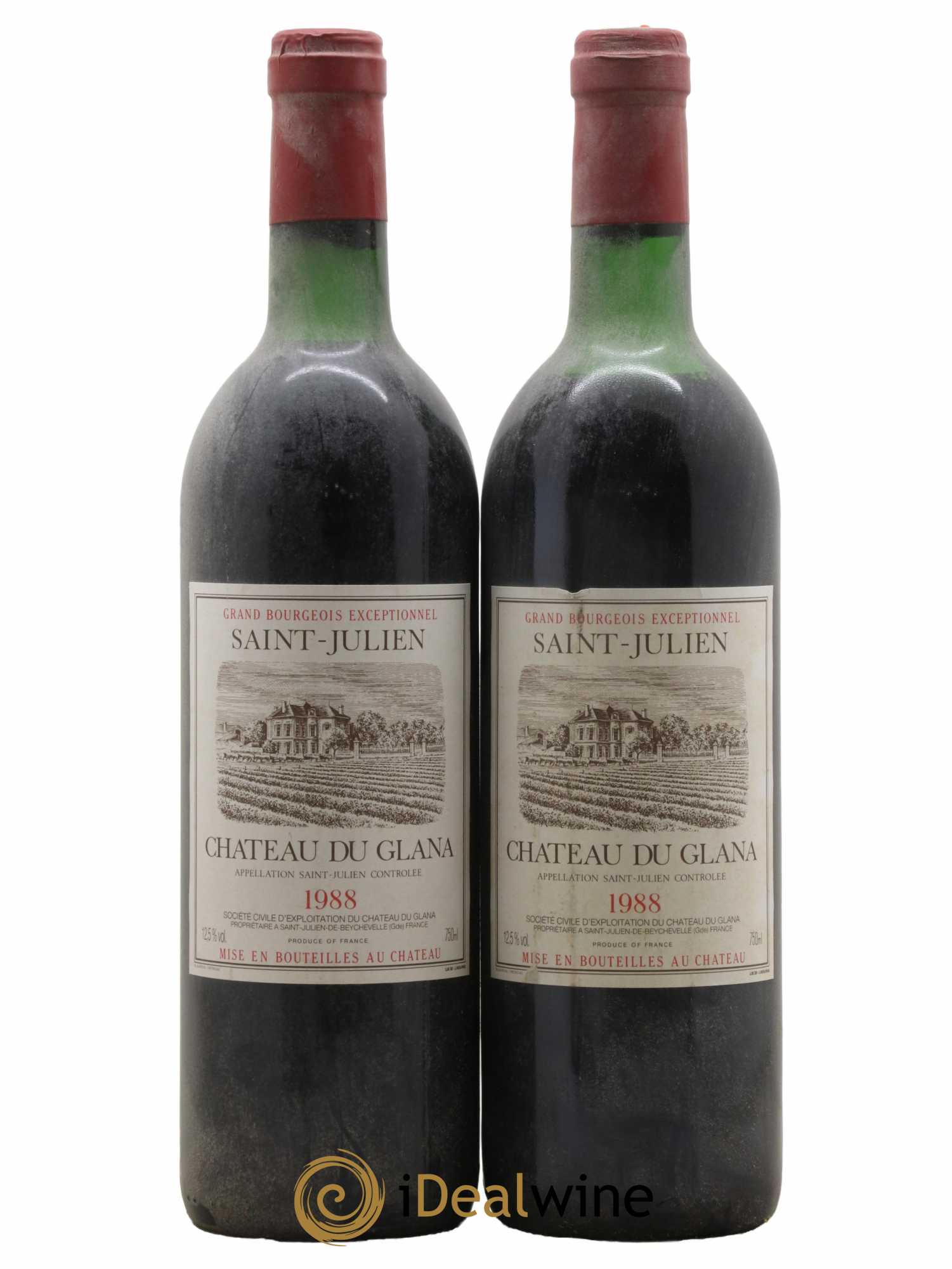 Château du Glana 1988 - Lot de 2 bouteilles - 0