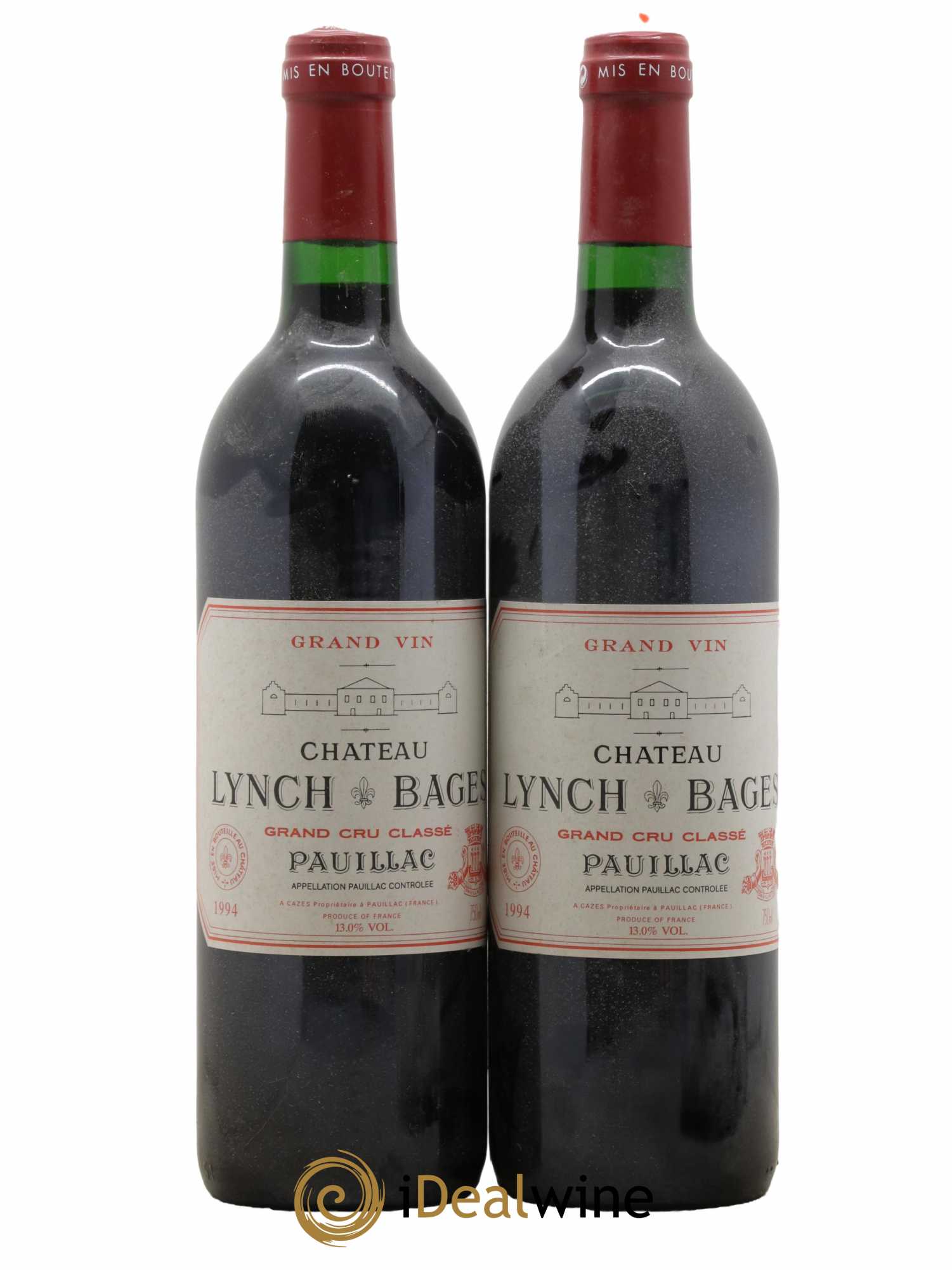Château Lynch Bages 5ème Grand Cru Classé 1994 - Lot de 2 bouteilles - 0