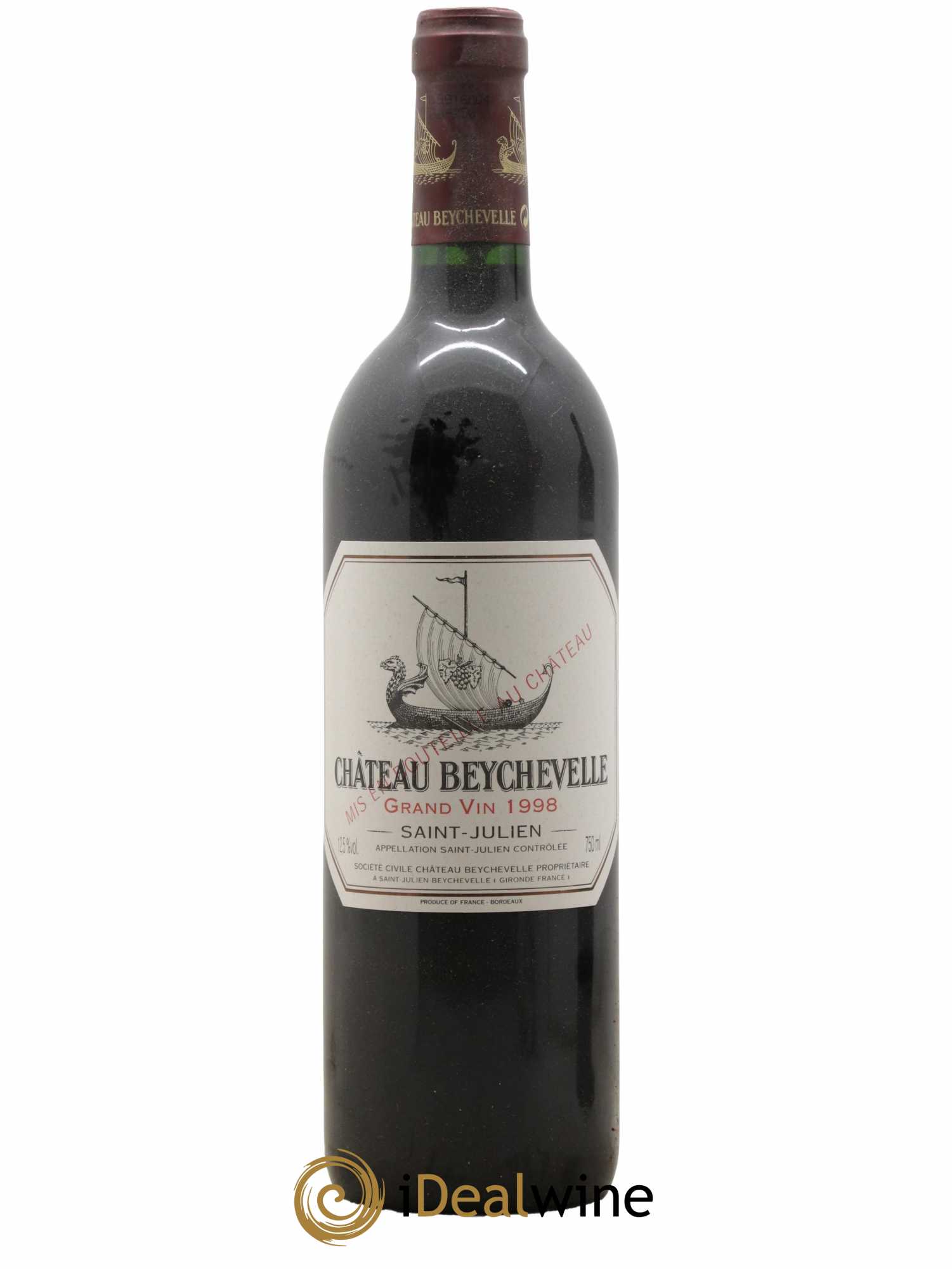 Château Beychevelle 4ème Grand Cru Classé 1998 - Lot de 1 bouteille - 0