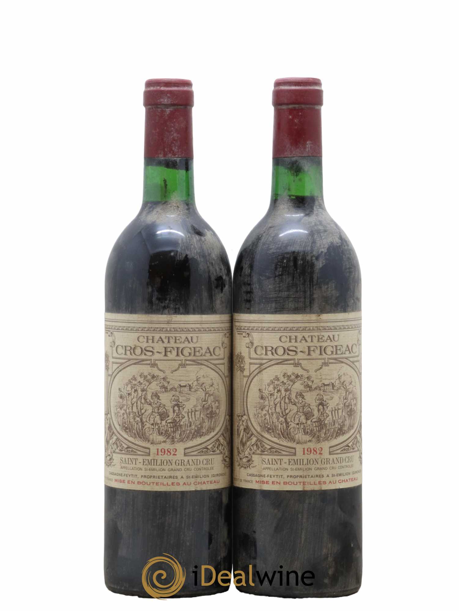 Acheter vin Saint-Émilion Grand Cru Château Cros Figeac 1982 (lot