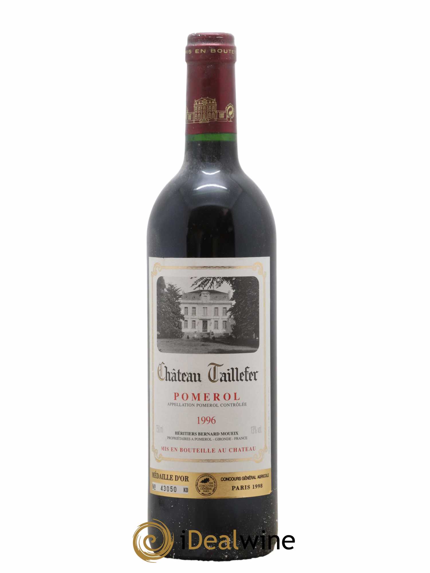 Château Taillefer 1996 - Lot of 1 bottle - 0