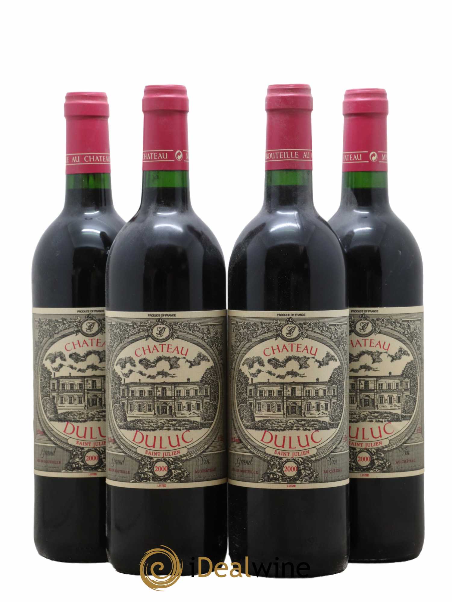 Duluc de Branaire Second Vin 2000 - Lot de 4 bouteilles - 0