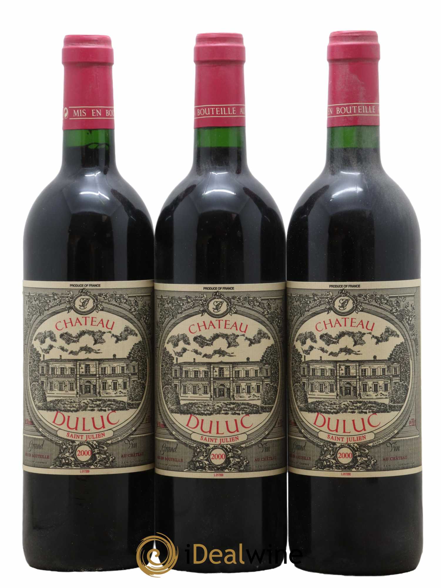 Duluc de Branaire Second Vin 2000 - Lot de 3 bouteilles - 0