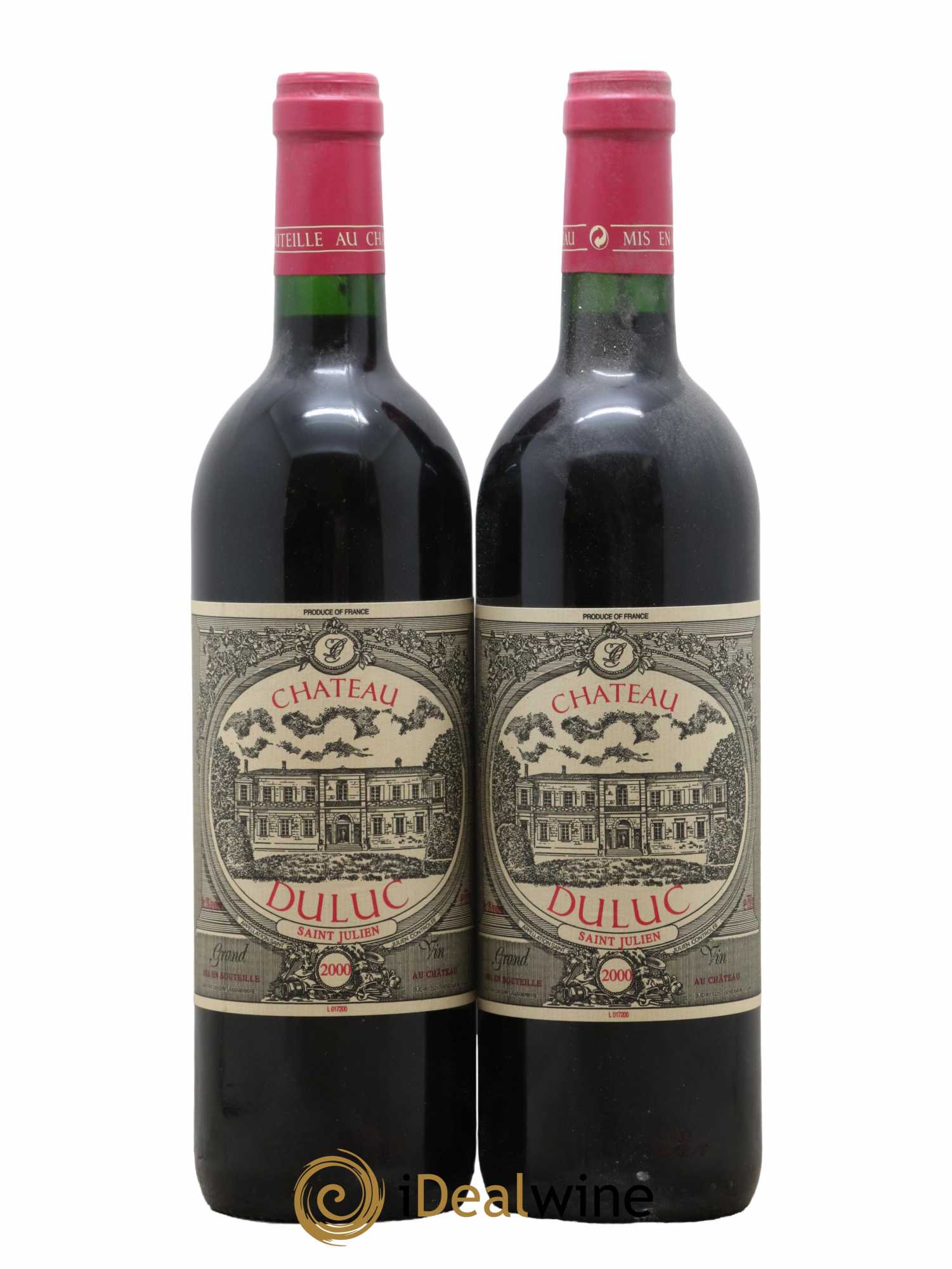 Duluc de Branaire Second Vin 2000 - Lot de 2 bouteilles - 0