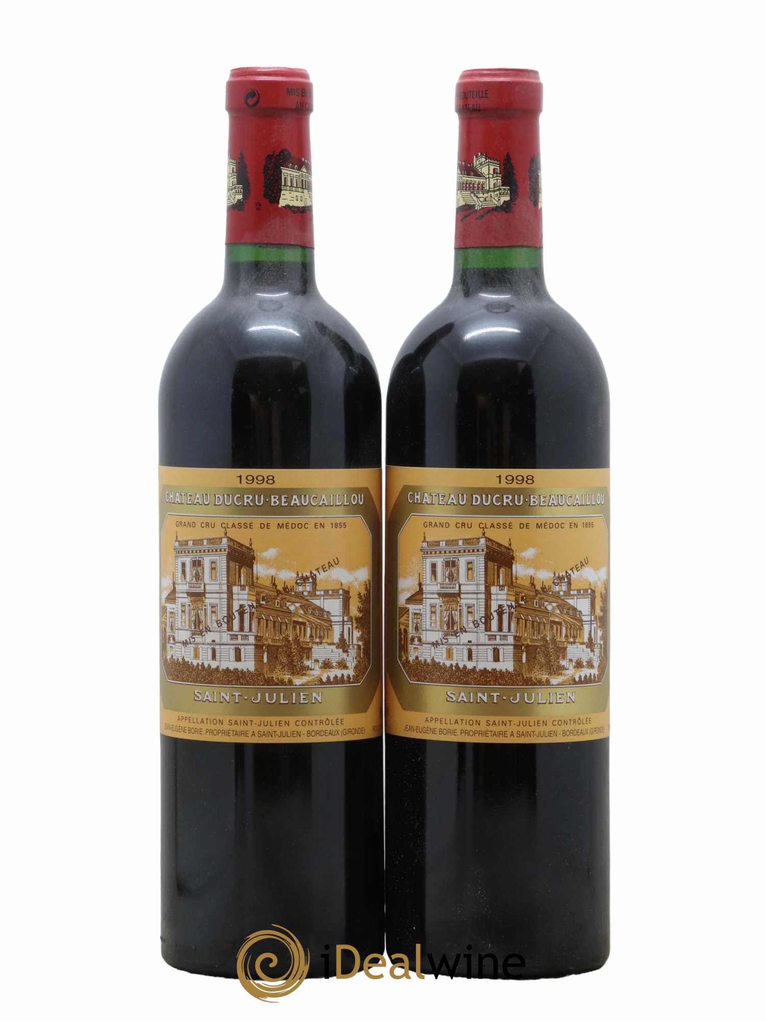 Château Ducru Beaucaillou 2ème Grand Cru Classé 1998 - Lot de 2 bouteilles - 0