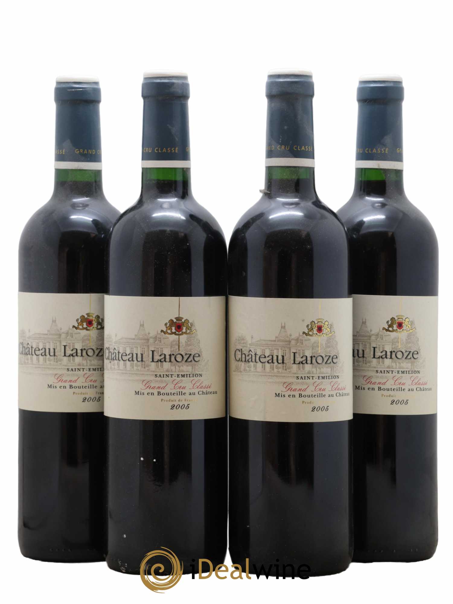 Château Laroze Grand Cru Classé 2005 - Lot de 4 bouteilles - 0