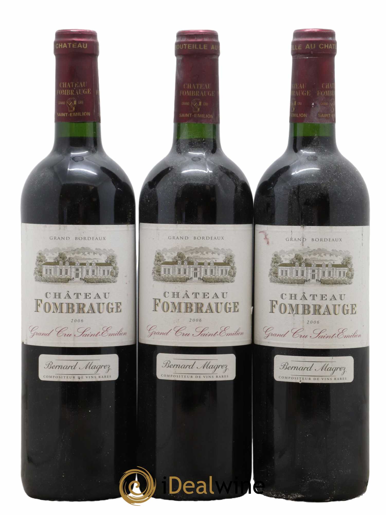 Château Fombrauge Grand Cru Classé 2006 - Lot de 3 bouteilles - 0