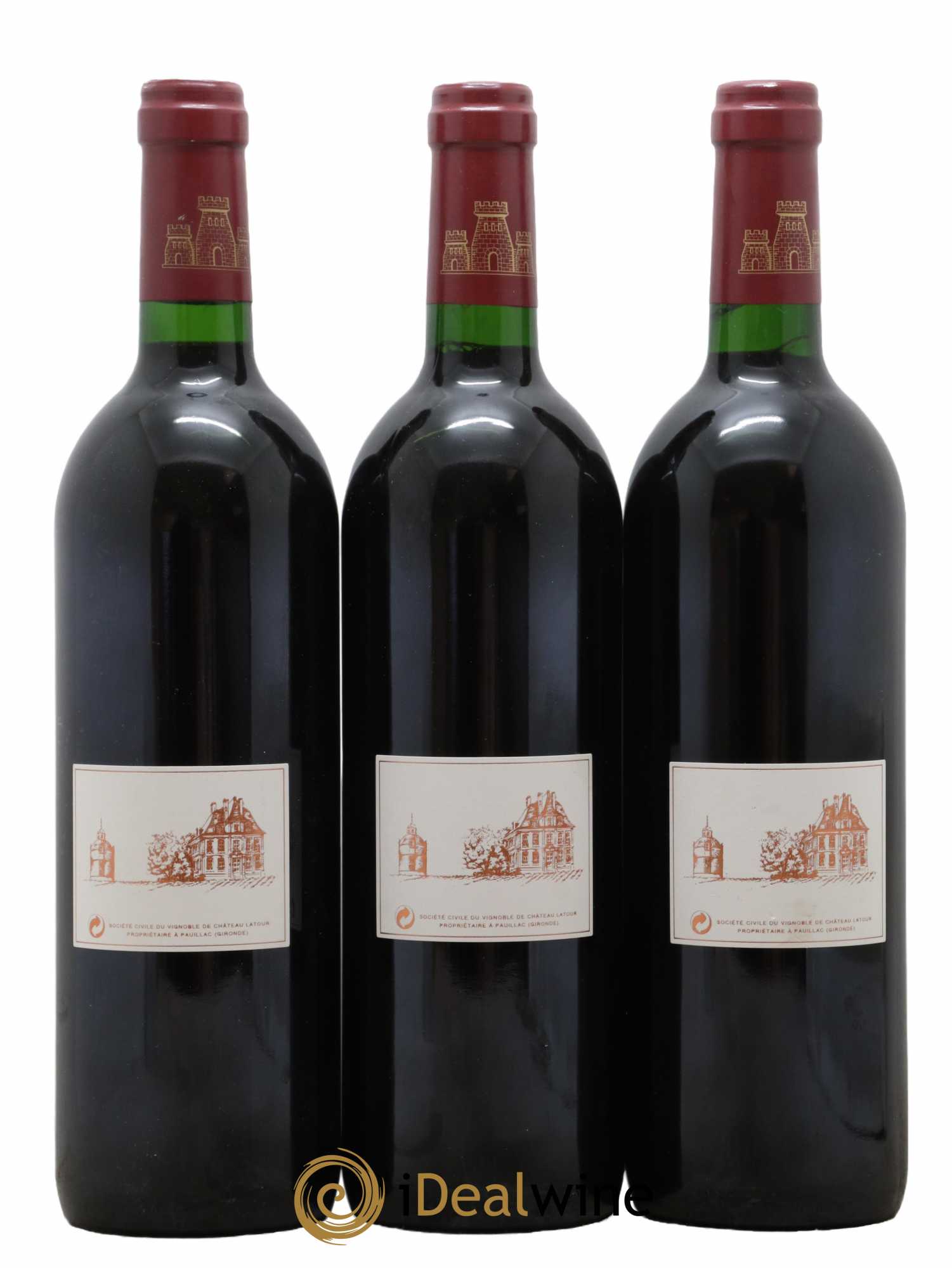 Les Forts de Latour Second Vin 1996 - Lot de 3 bouteilles - 1