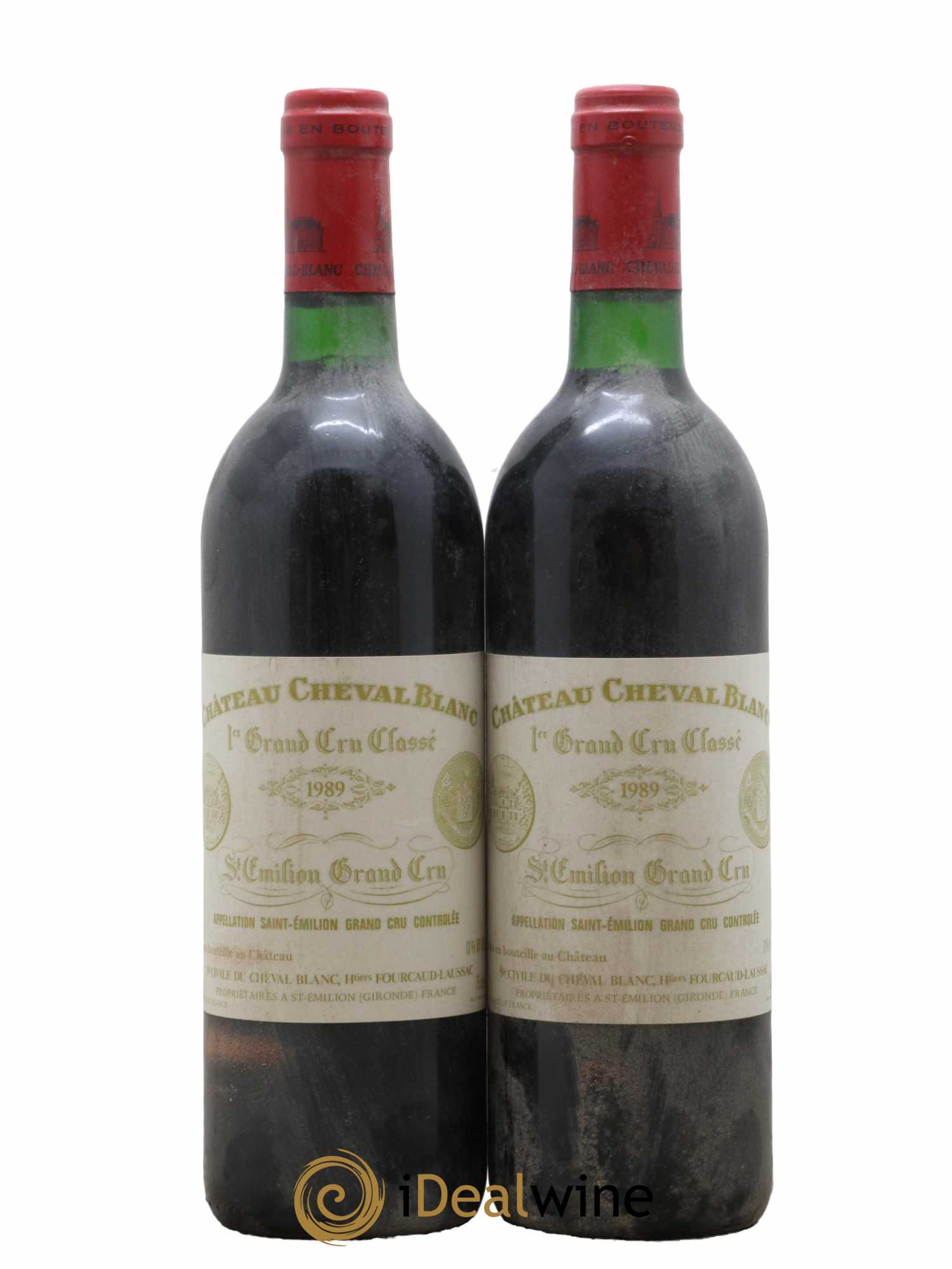 Château Cheval Blanc 1er Grand Cru Classé A 1989 - Lot de 2 bouteilles - 0