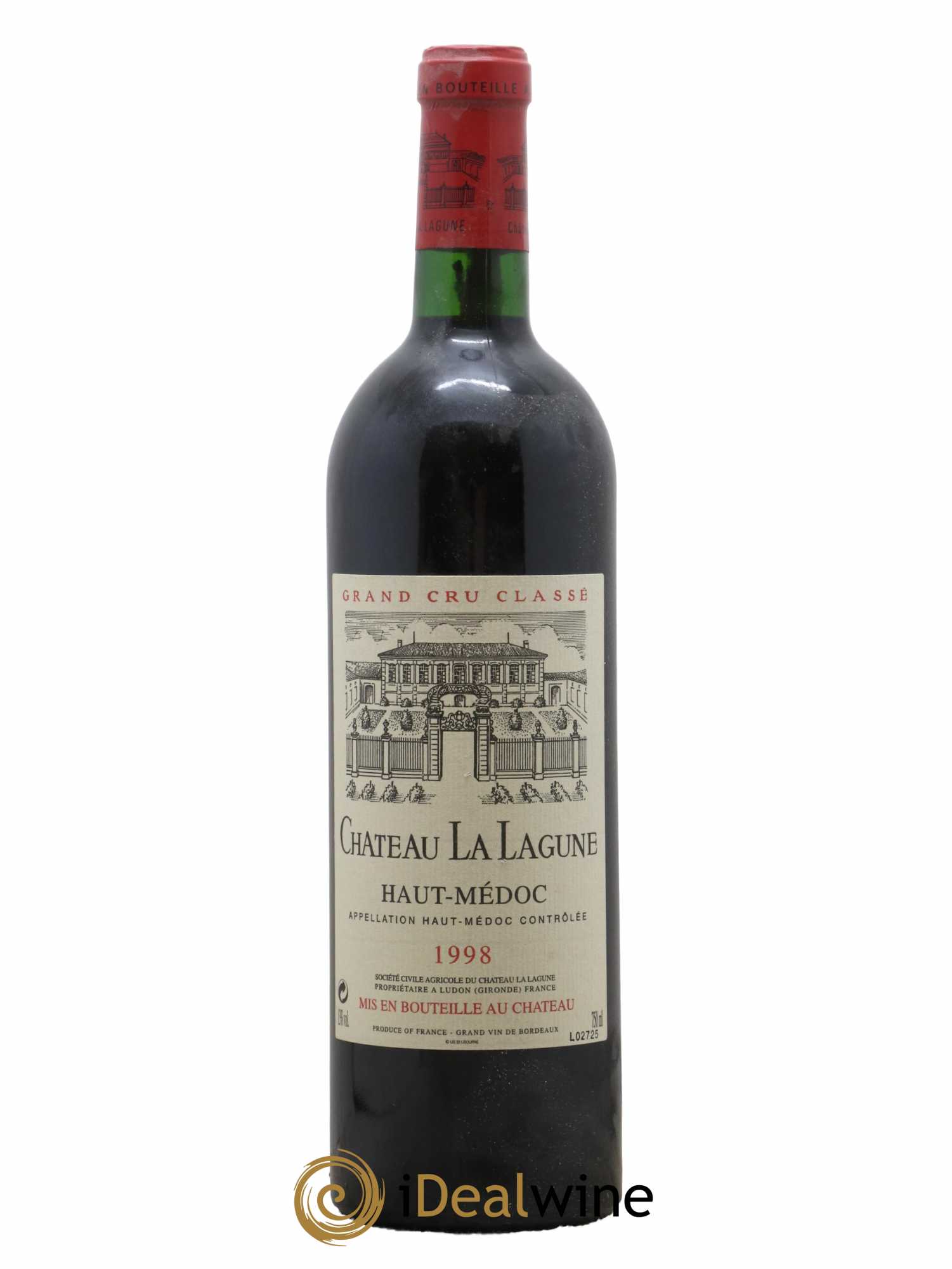 Château la Lagune 3ème Grand Cru Classé 1998 - Lot de 1 bouteille - 0