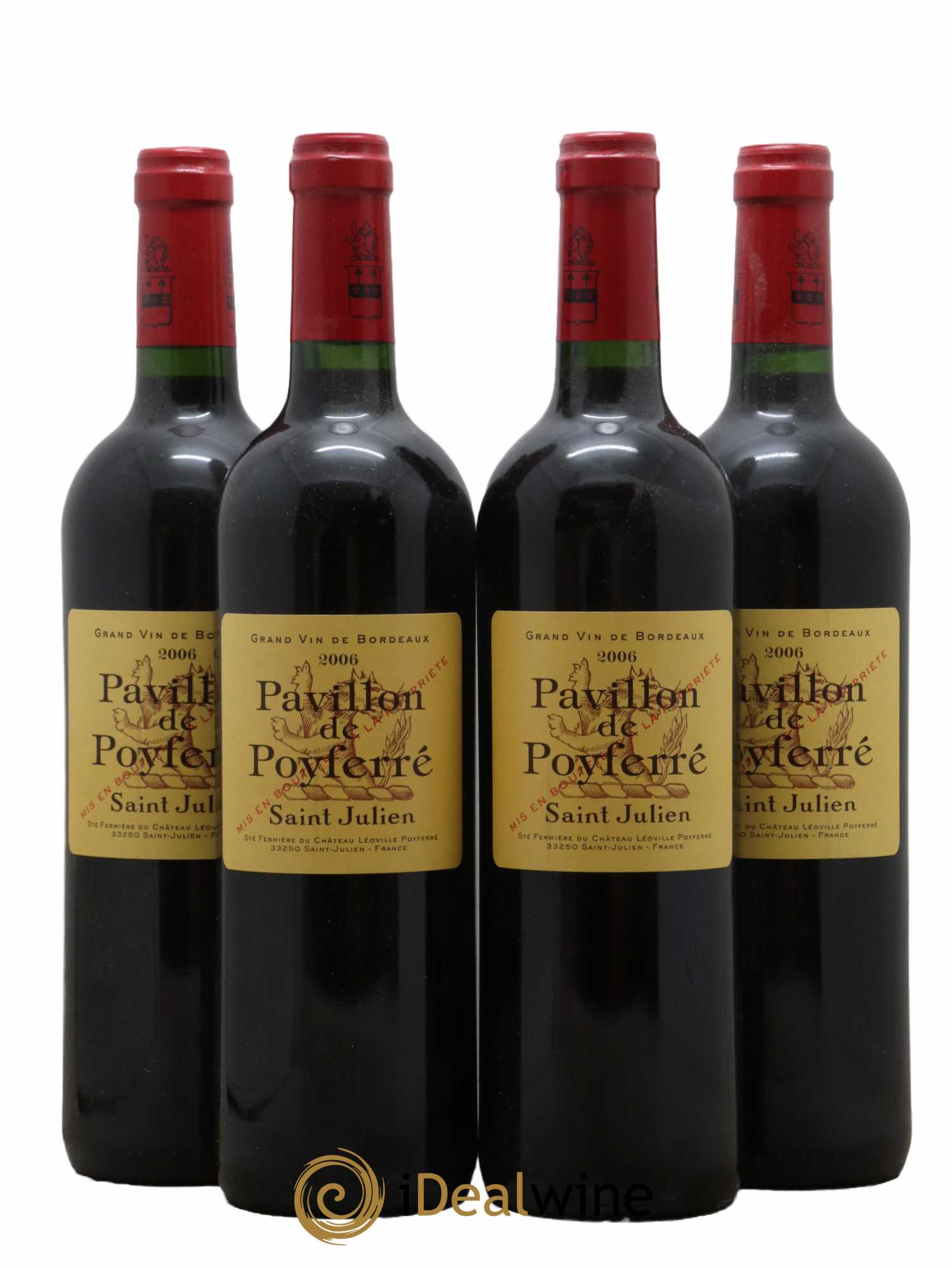 Pavillon de Poyferré Second Vin 2006 - Lot de 4 bouteilles - 0