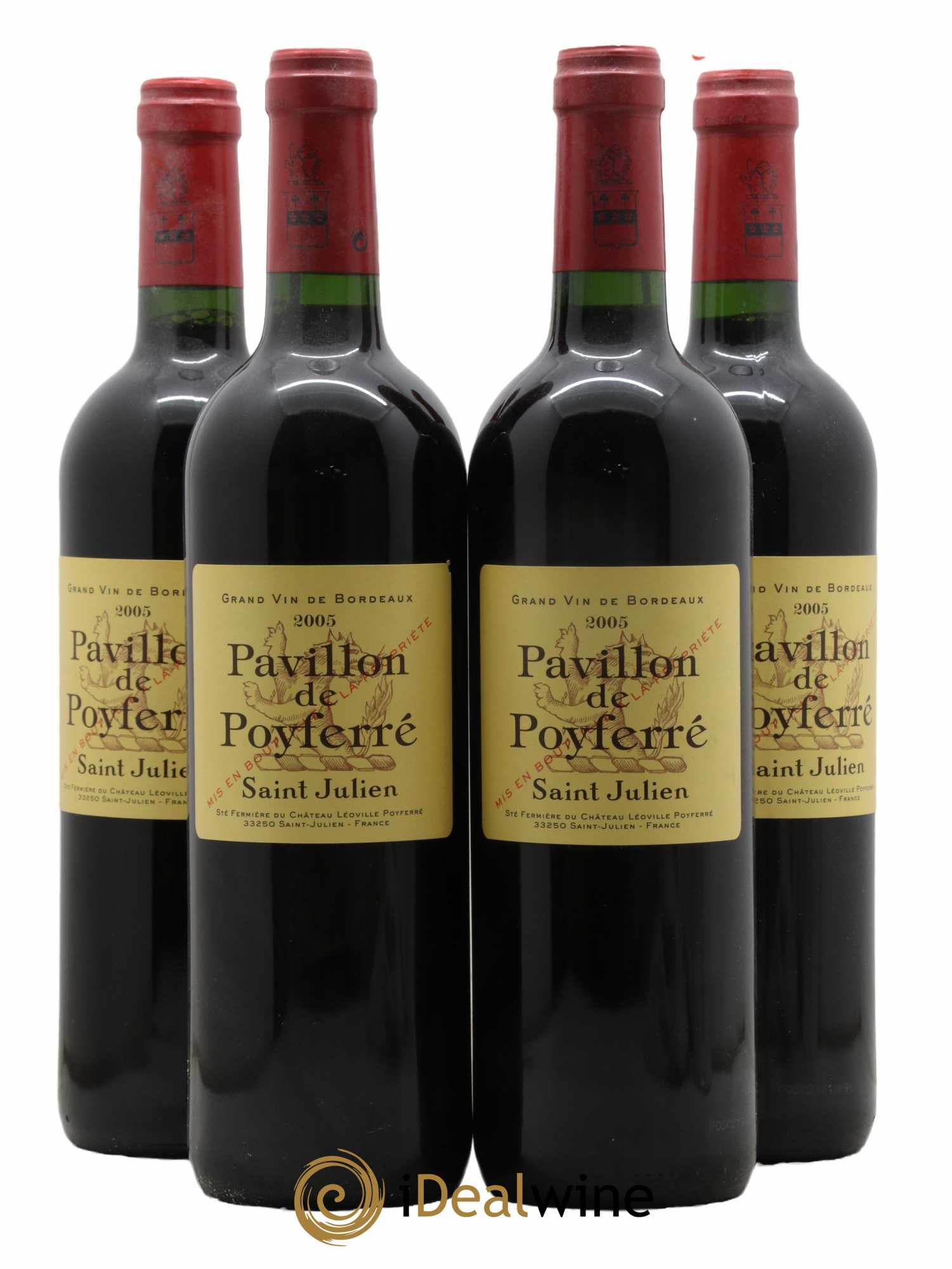 Pavillon de Poyferré Second Vin 2005 - Lot de 4 bouteilles - 0