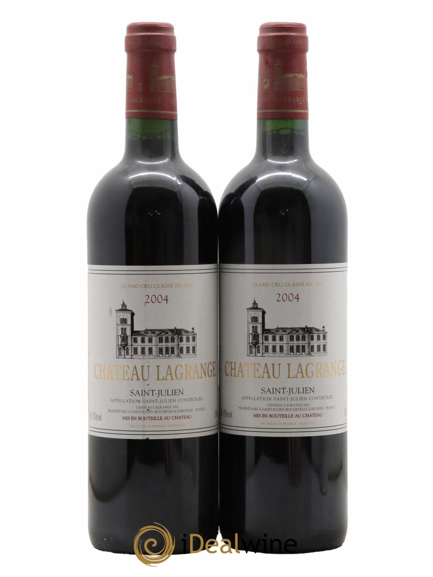 Château Lagrange 3ème Grand Cru Classé 2004 - Lot de 2 bouteilles - 0
