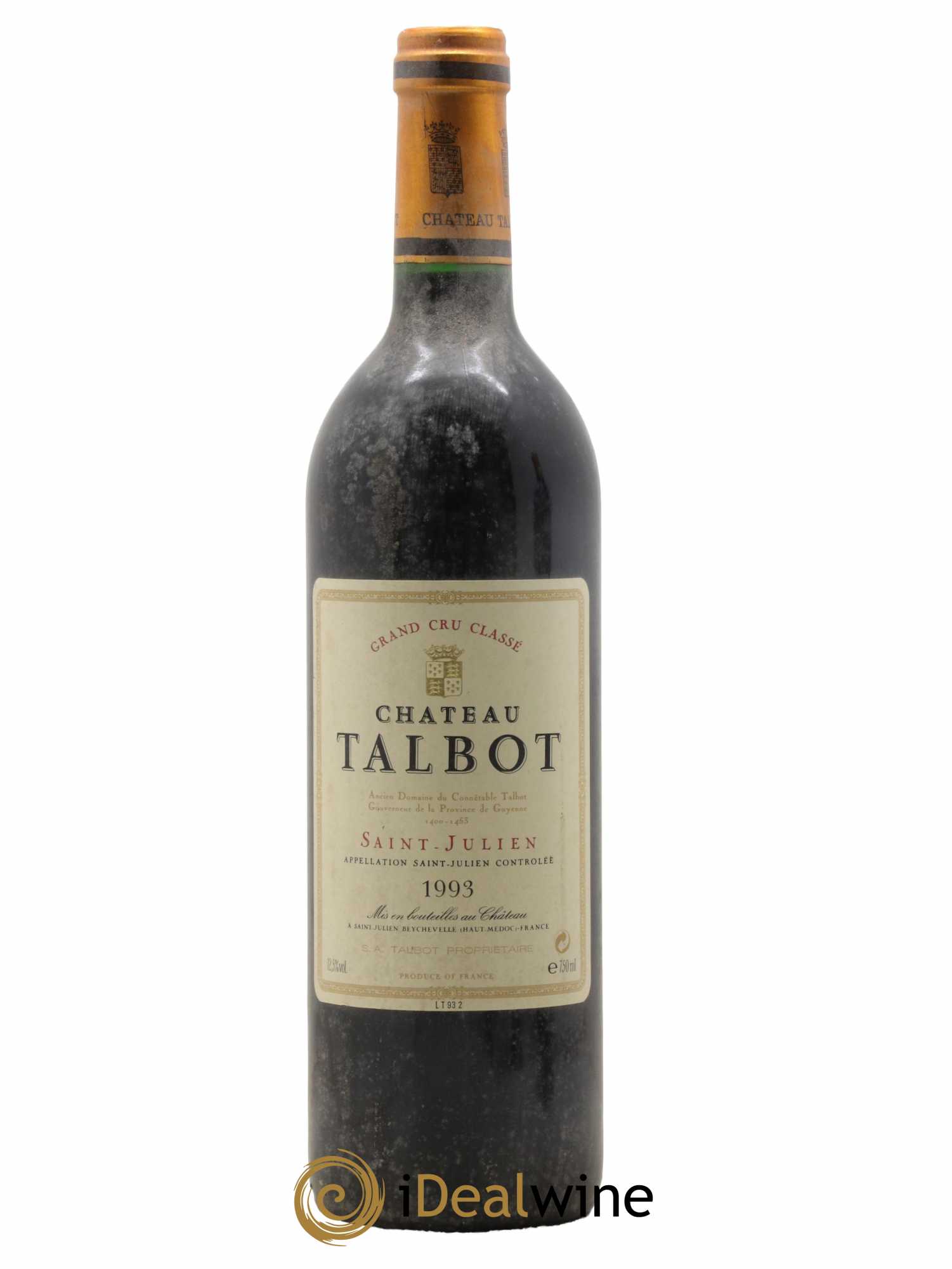Château Talbot 4ème Grand Cru Classé 1993 - Posten von 1 Flasche - 0