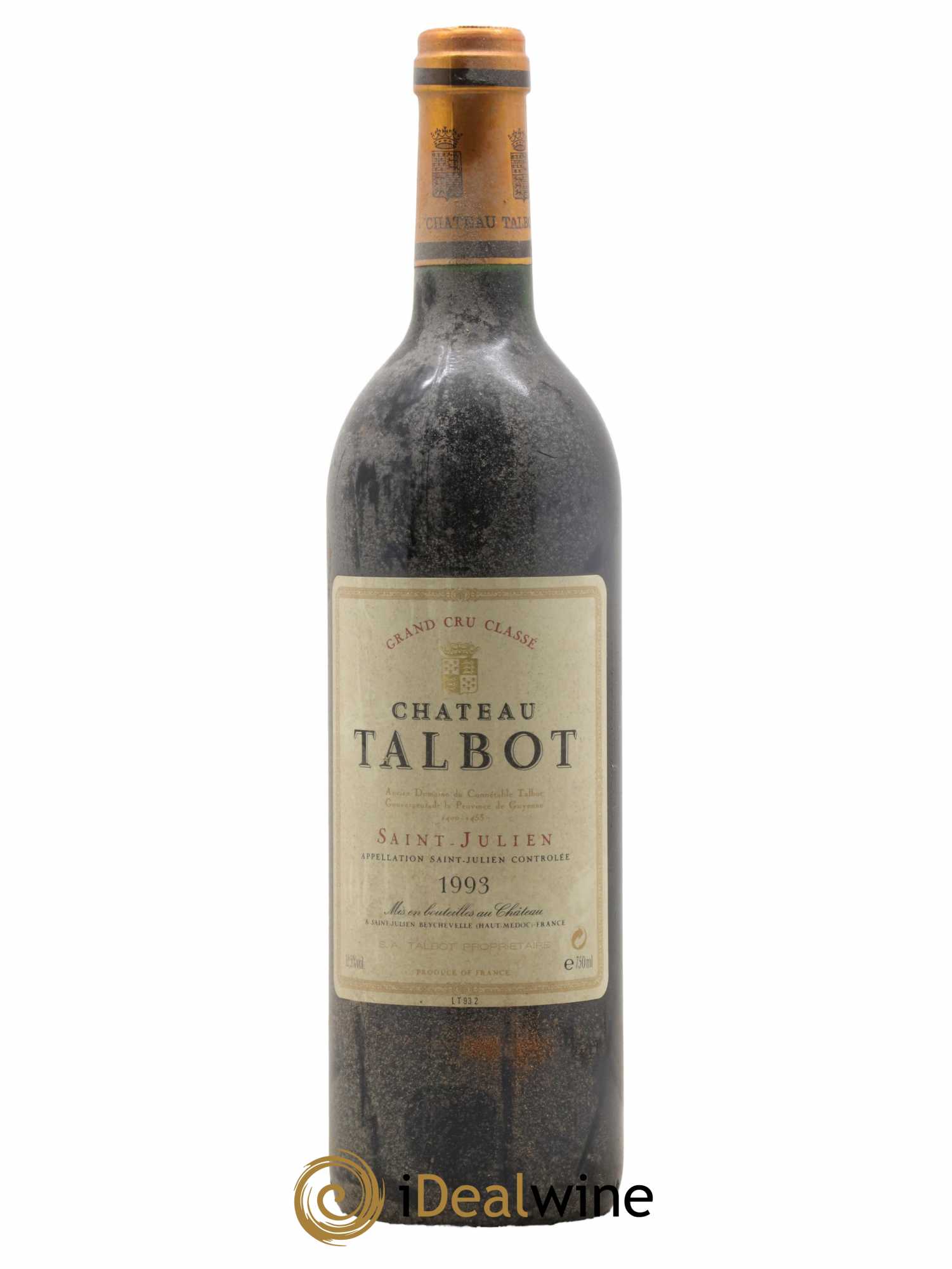 Château Talbot 4ème Grand Cru Classé 1993 - Posten von 1 Flasche - 0