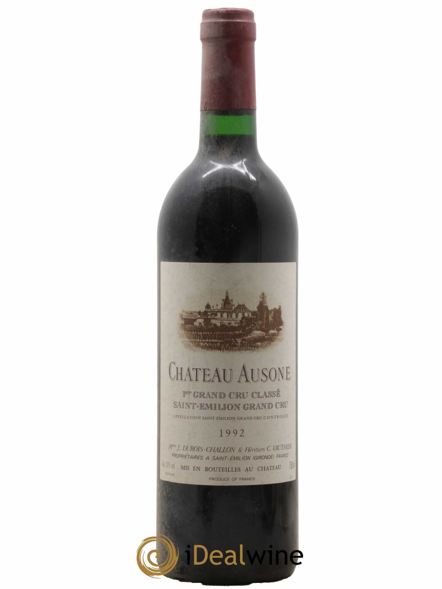 Château Ausone 1er Grand Cru Classé A 1992 - Lot de 1 bouteille - 0