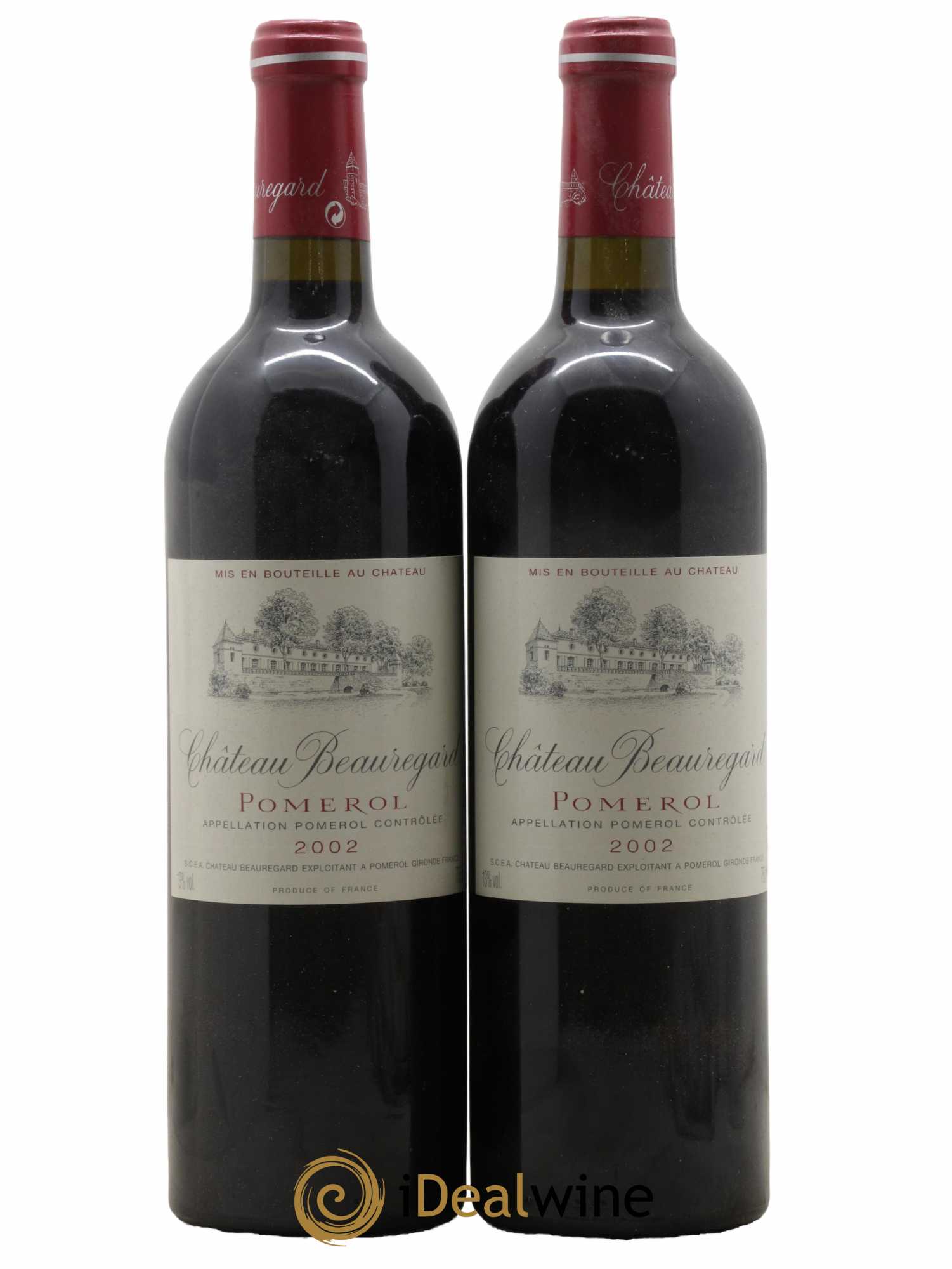 Château Beauregard 2002 - Lot de 2 bouteilles - 0