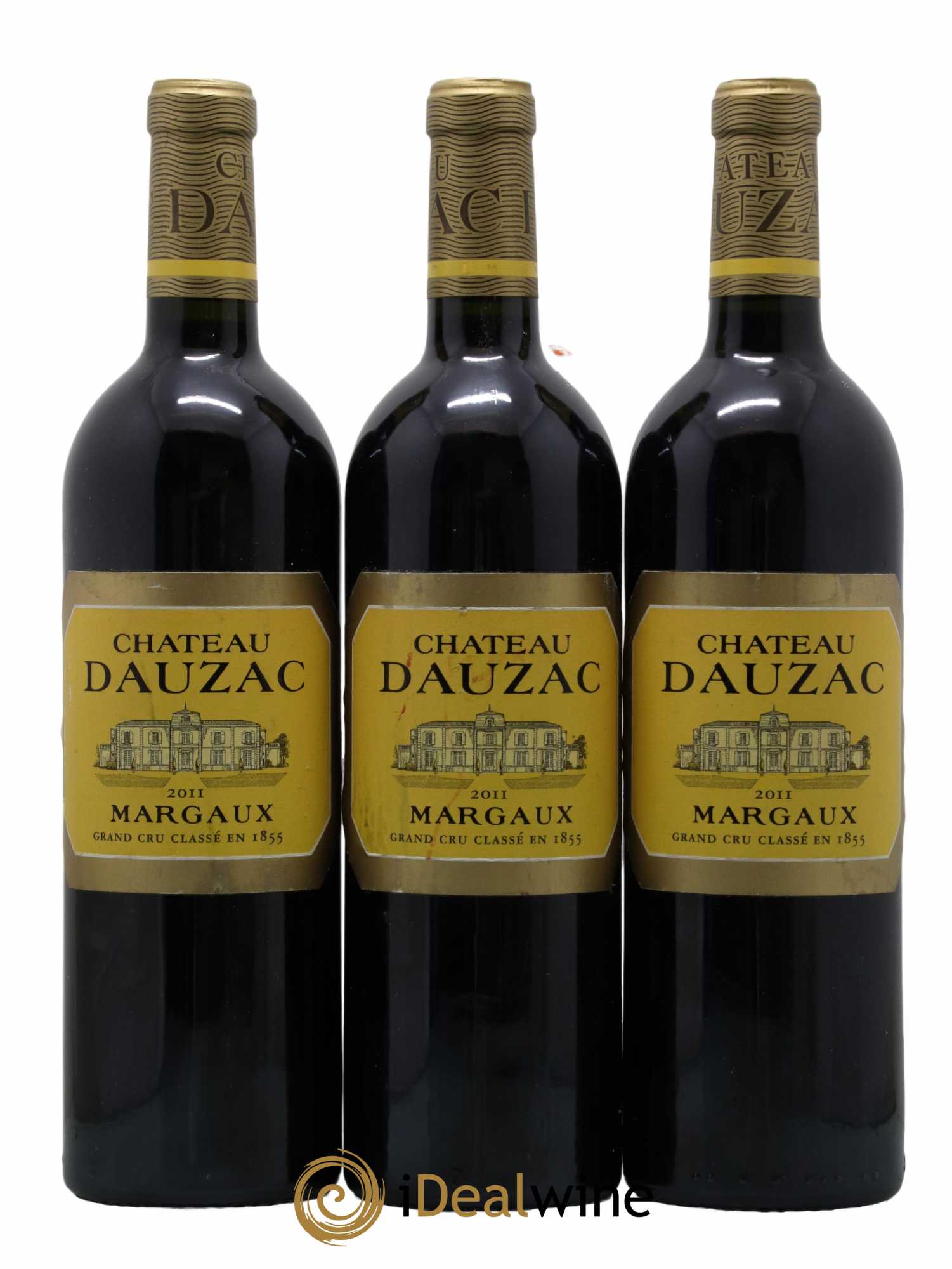Château Dauzac 5ème Grand Cru Classé 2011 - Lot de 3 bouteilles - 0
