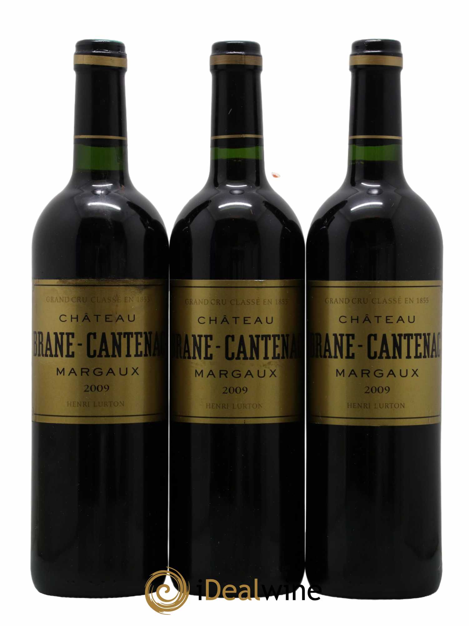 Château Brane Cantenac 2ème Grand Cru Classé 2009 - Lot de 3 bouteilles - 0