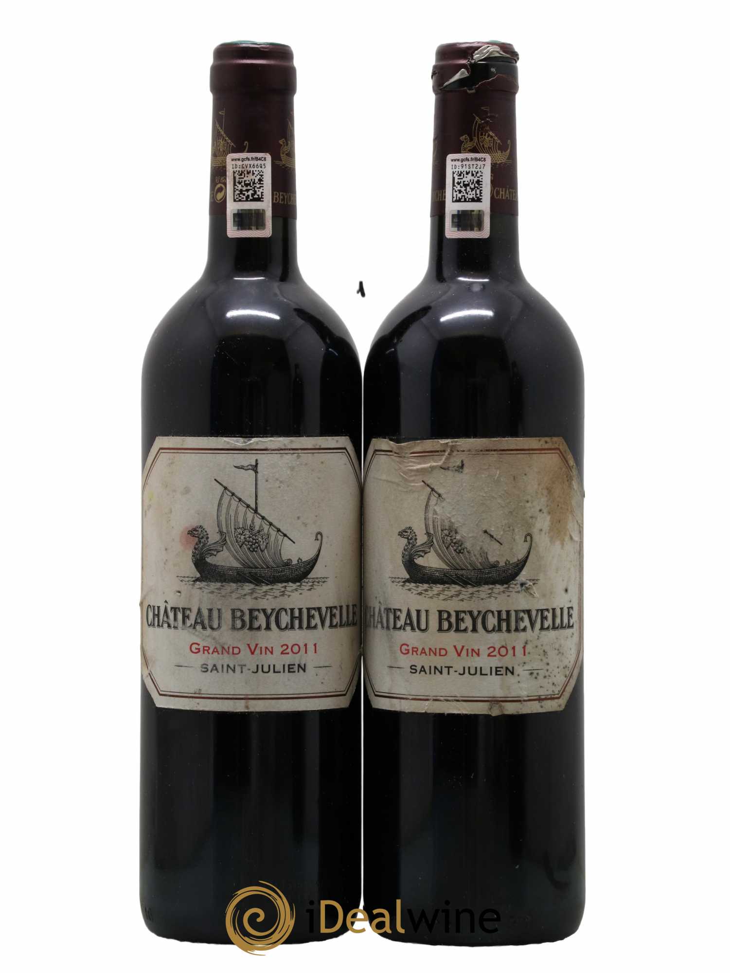Château Beychevelle 4ème Grand Cru Classé 2011 - Lot de 2 bouteilles - 0