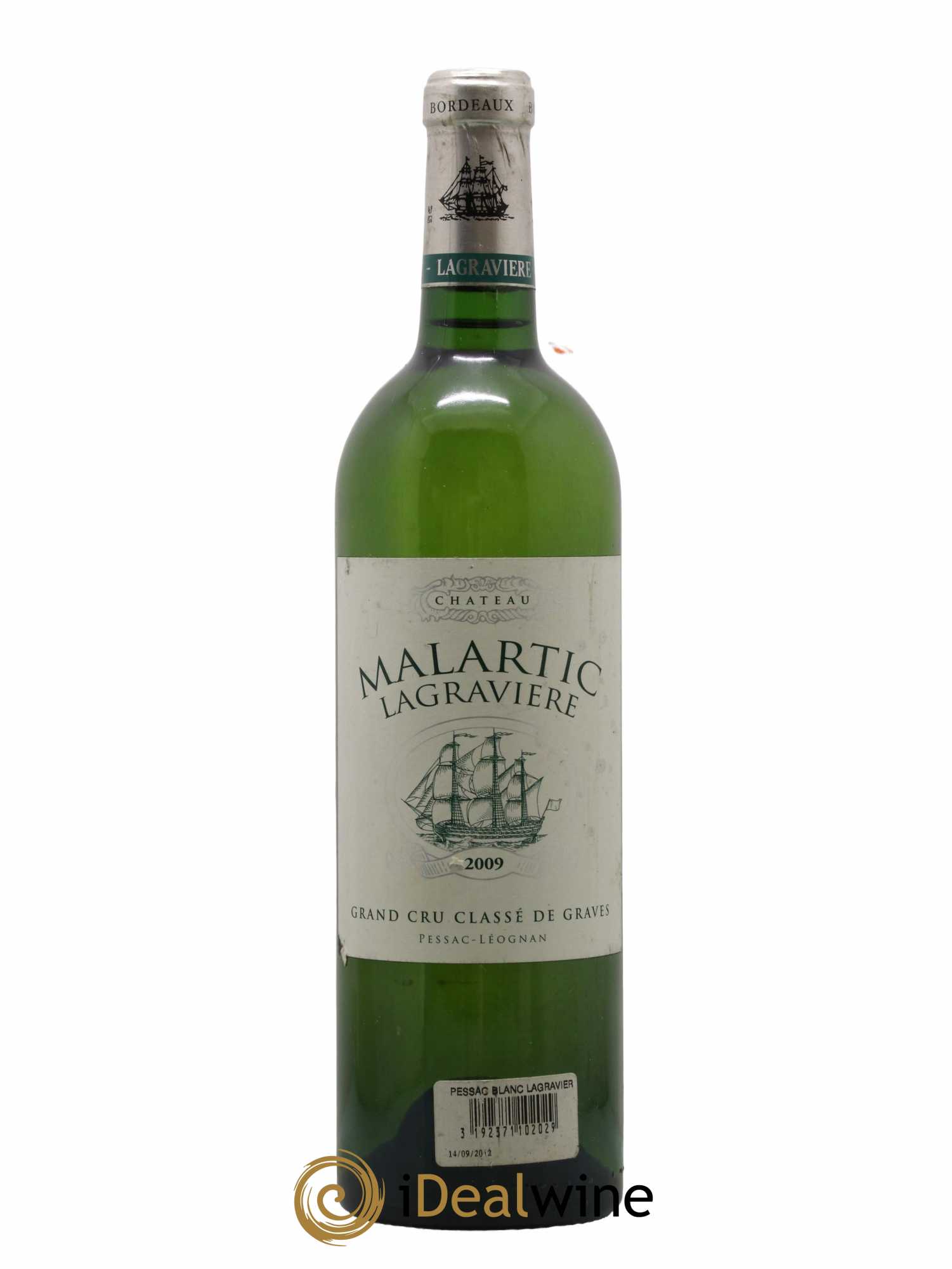 Château Malartic-Lagravière Cru Classé de Graves 2009 - Lot de 1 bouteille - 0