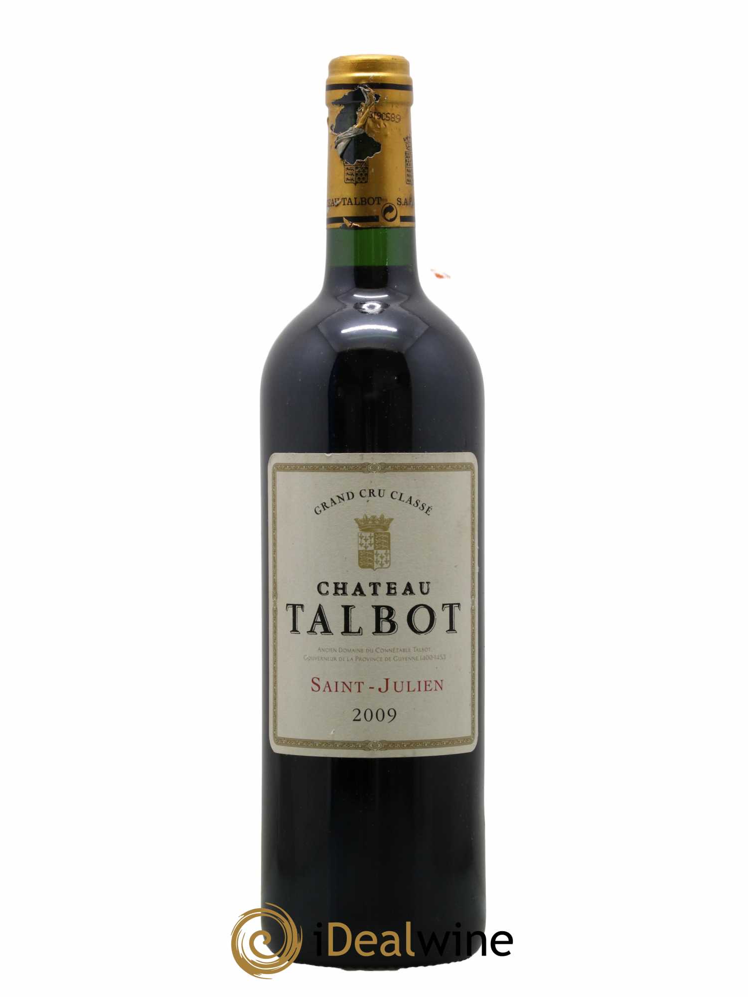 Château Talbot 4ème Grand Cru Classé 2009 - Lot de 1 bouteille - 0