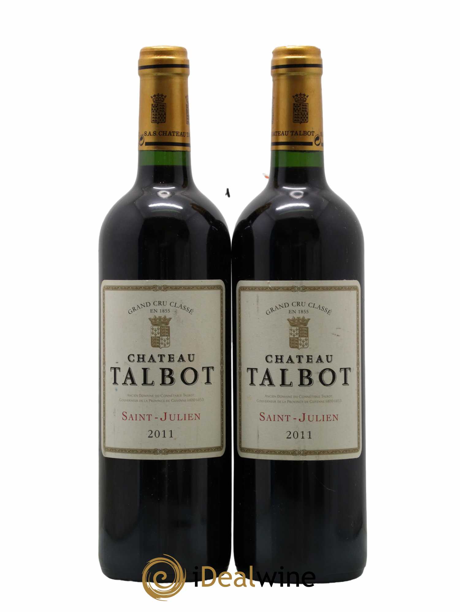 Château Talbot 4ème Grand Cru Classé 2011 - Lot de 2 bouteilles - 0