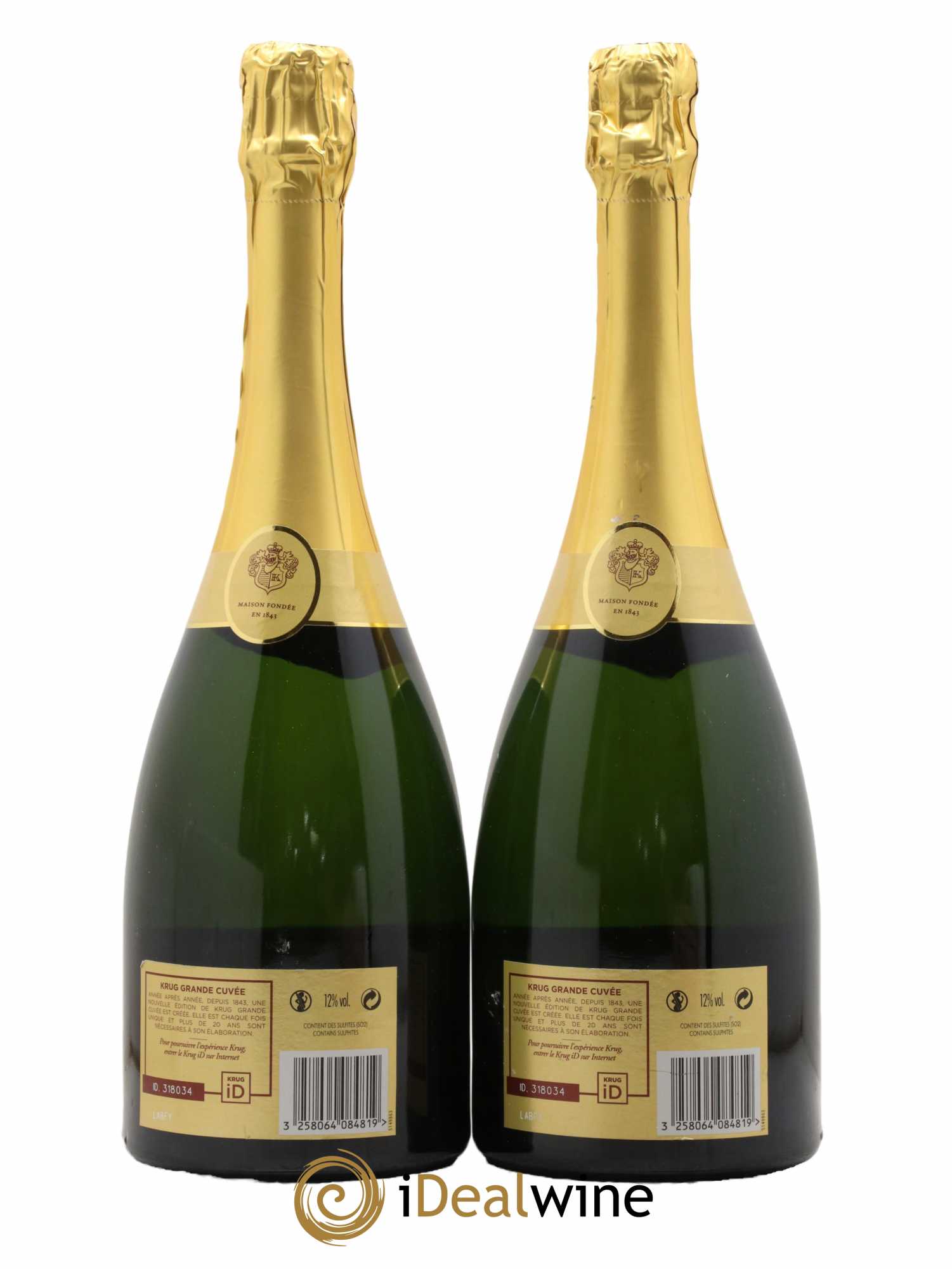 Grande Cuvée - 167ème édition Krug - Lot of 2 bottles - 1